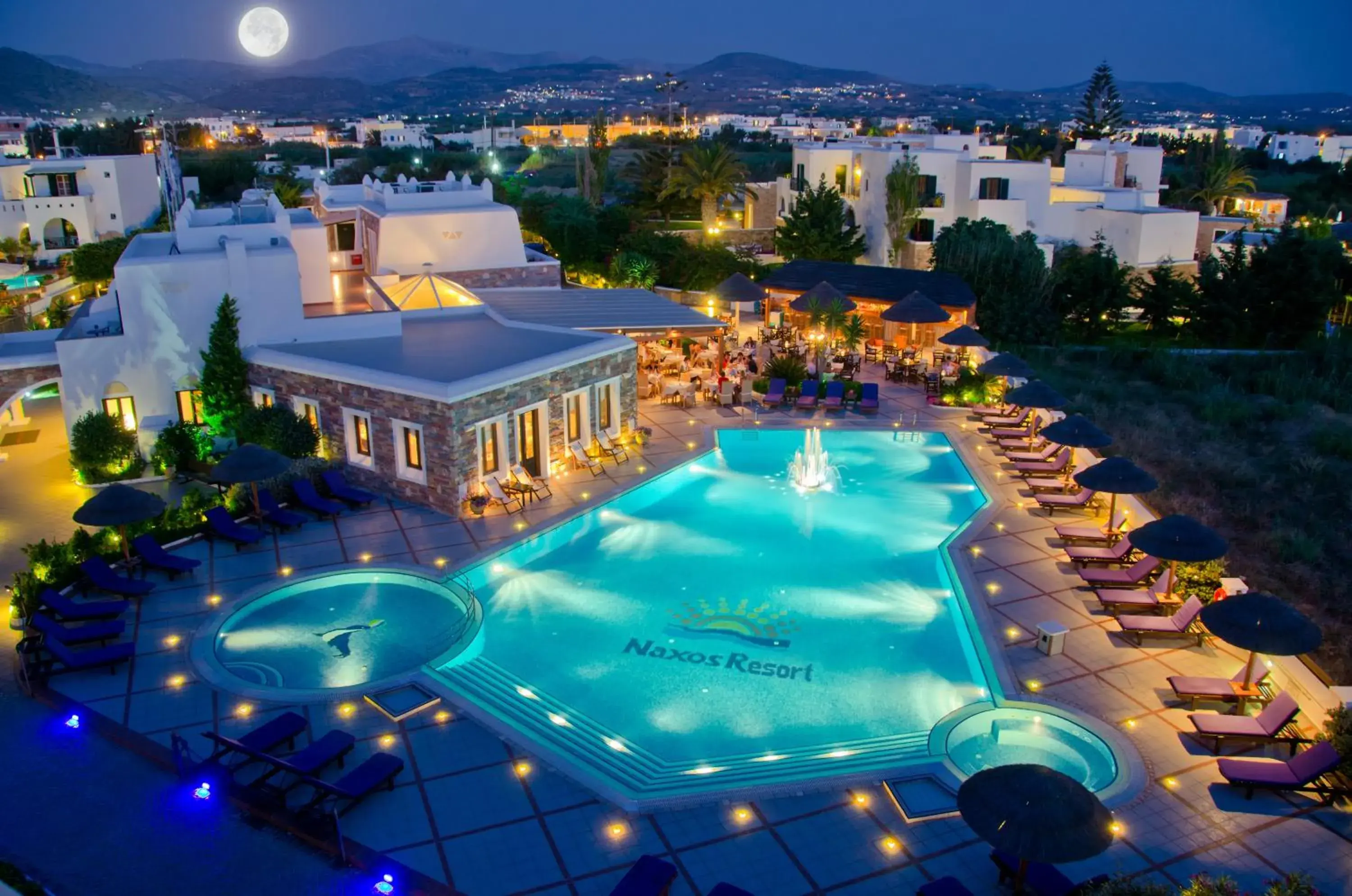 Facade/entrance, Pool View in Naxos Resort Beach Hotel