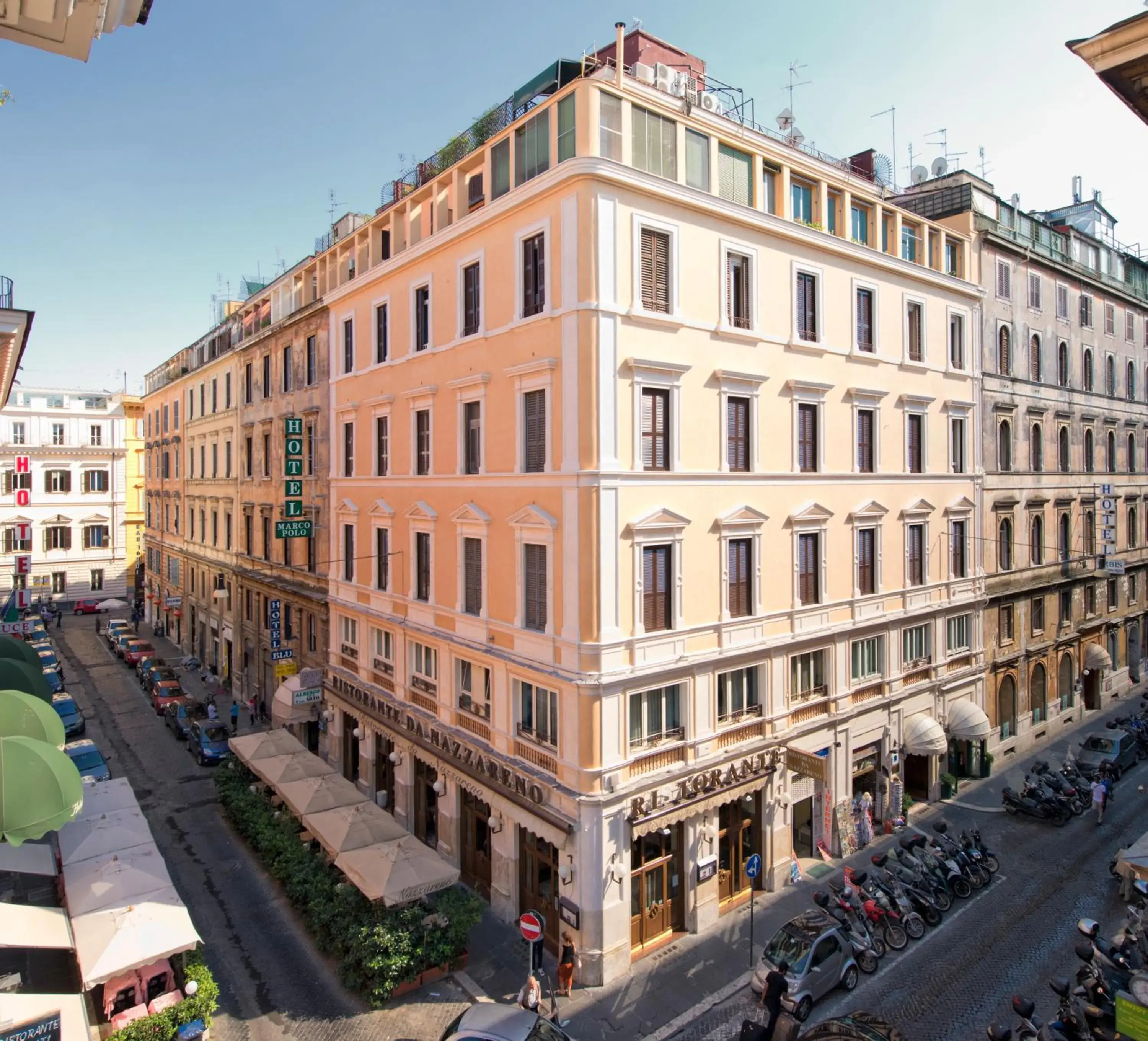 Facade/entrance, Property Building in Hotel Marco Polo Rome