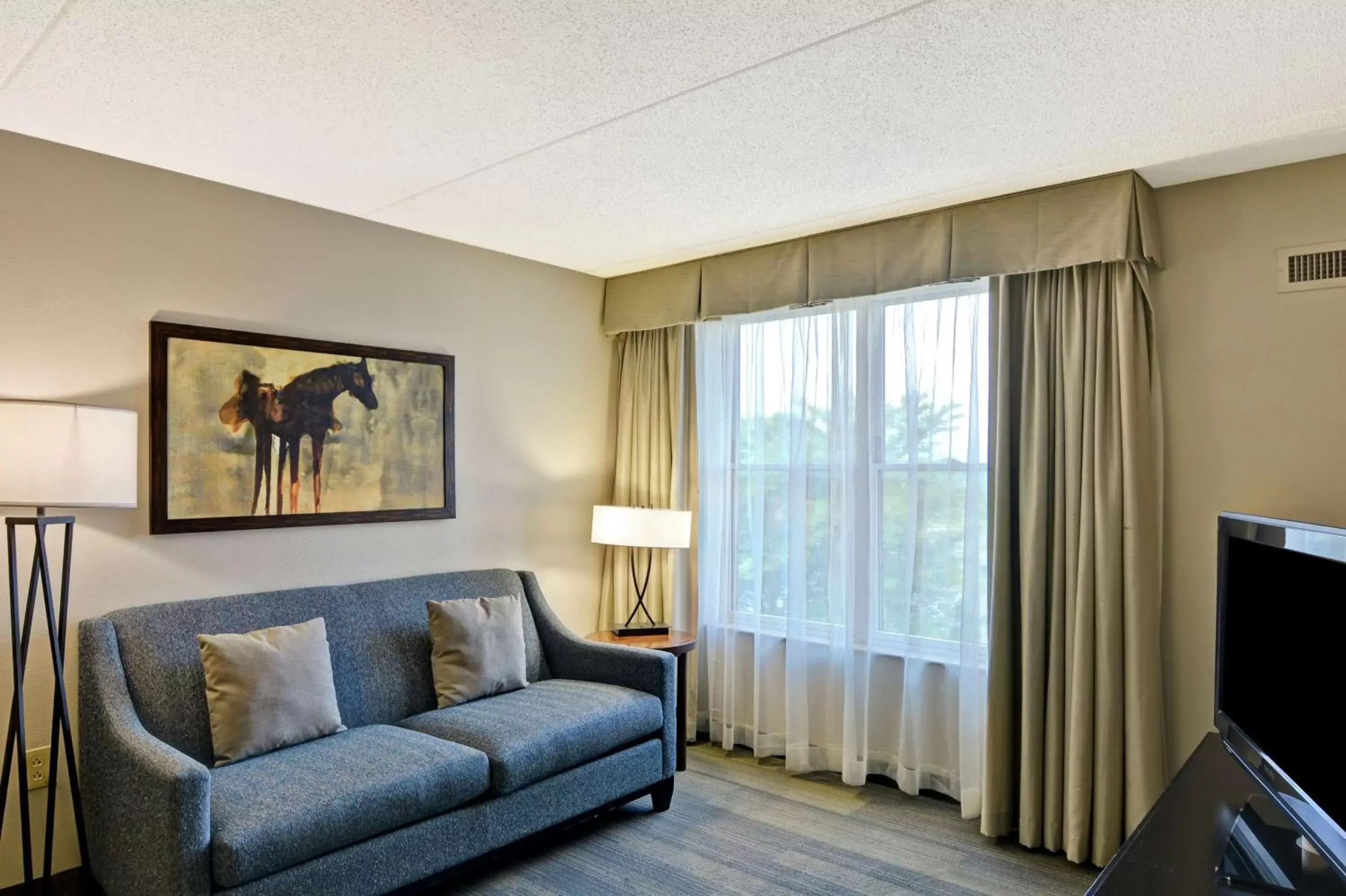 Living room, Seating Area in Homewood Suites by Hilton Lexington Fayette Mall