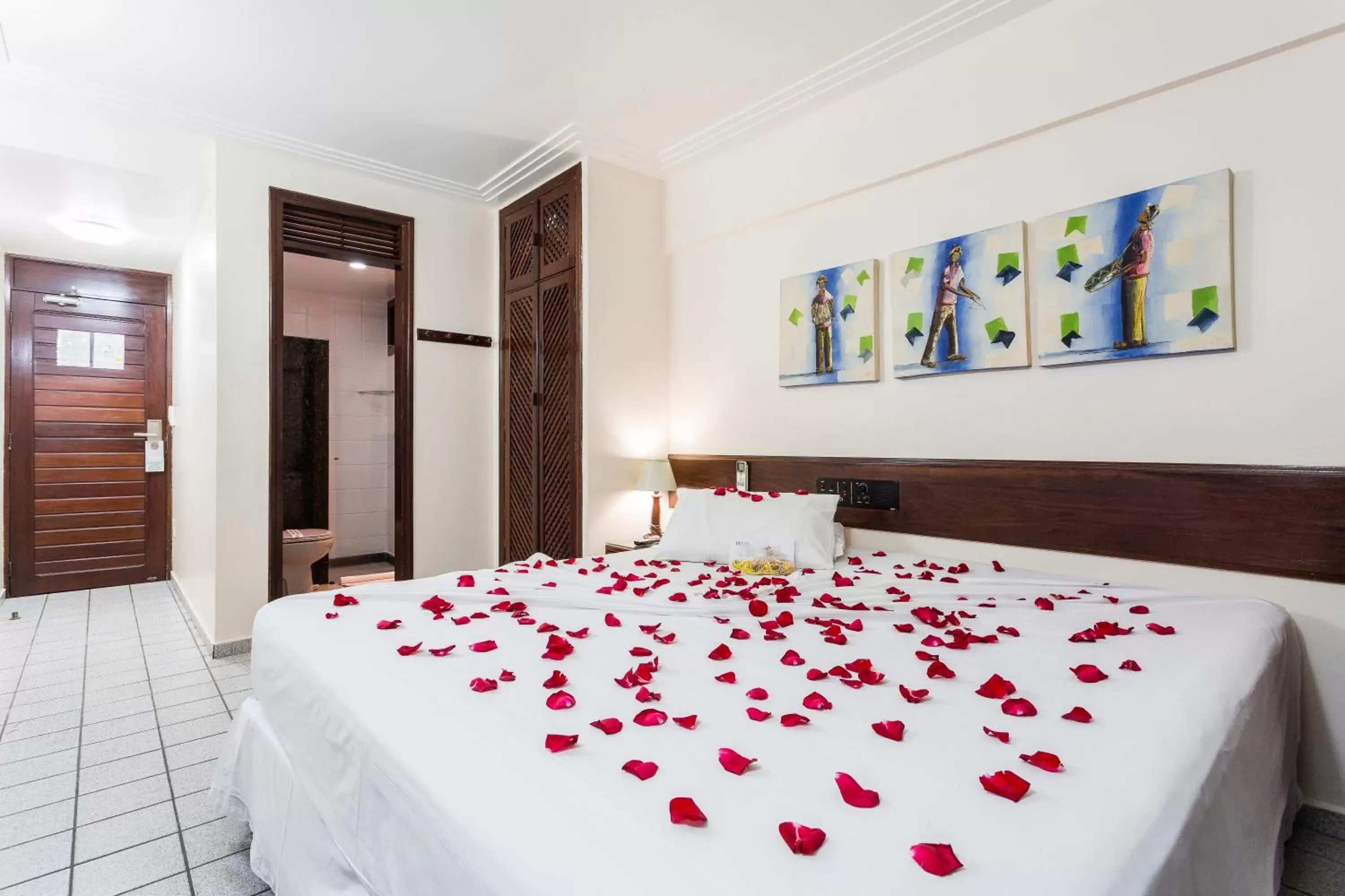 Bed in Pizzato Praia Hotel Bed in Pizzato Praia Hotel