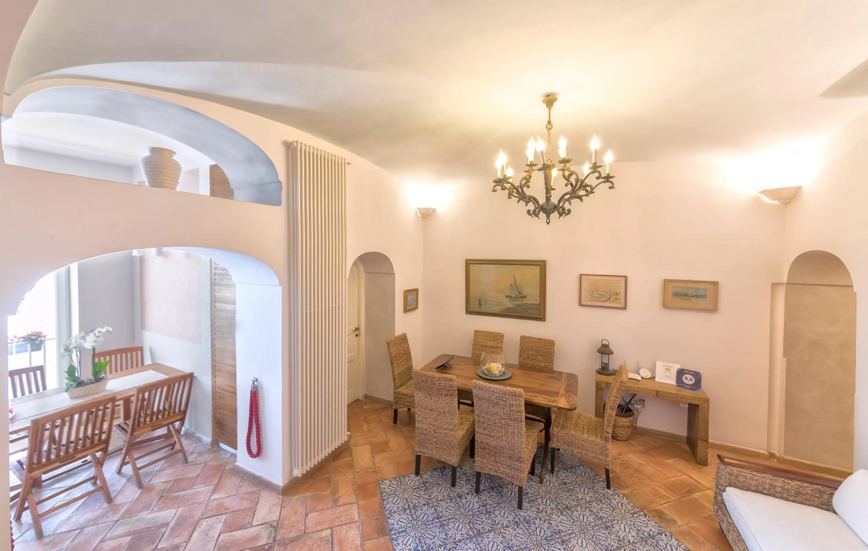 Living room in Villa Lieta