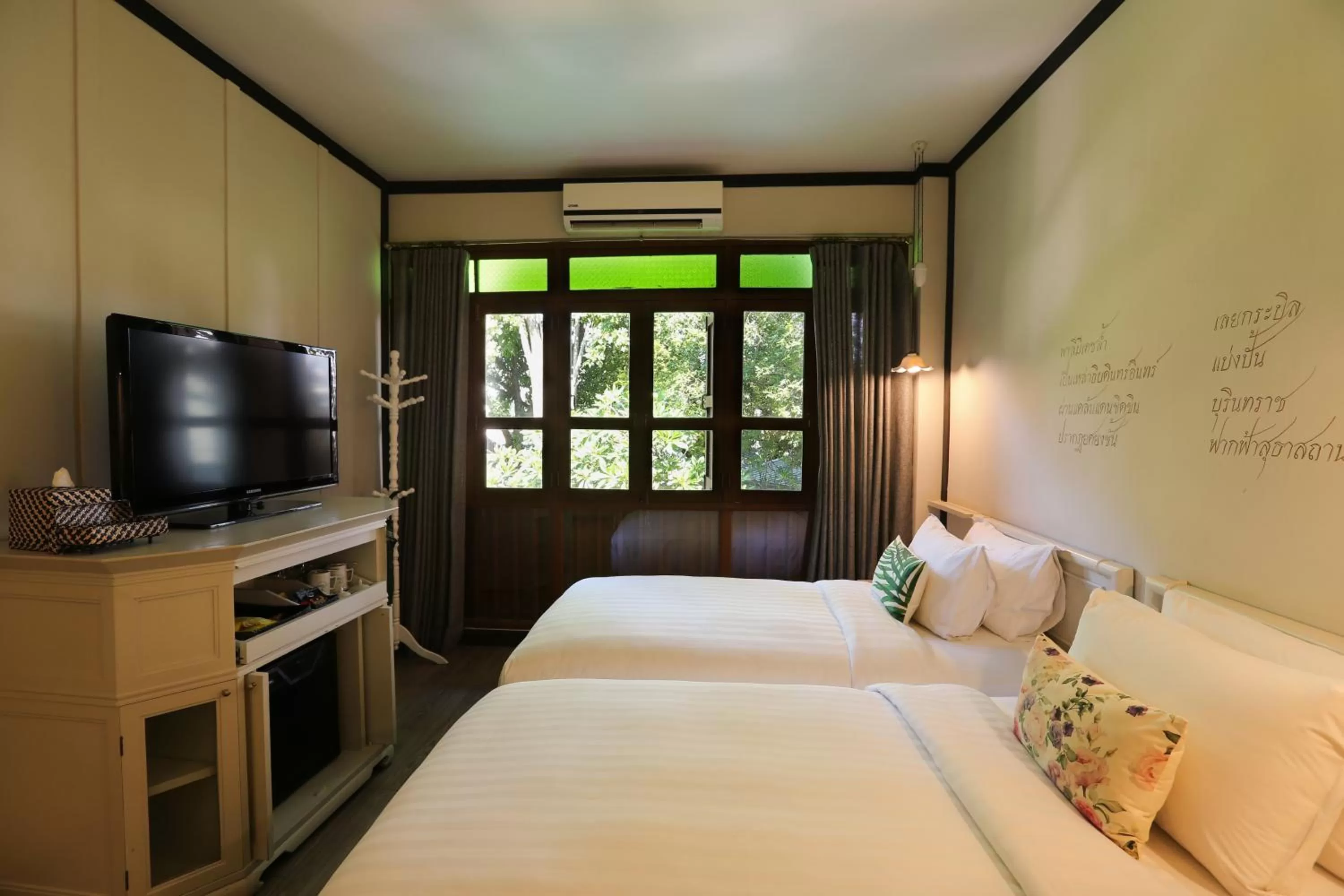 TV and multimedia, Bed in The Raweekanlaya Bangkok Wellness Cuisine Resort