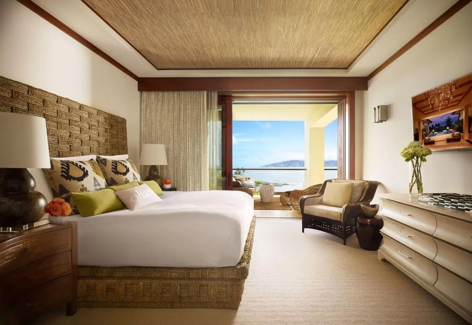 Sea view, Bed in Montage Kapalua Bay Sea view, Bed in Montage Kapalua Bay