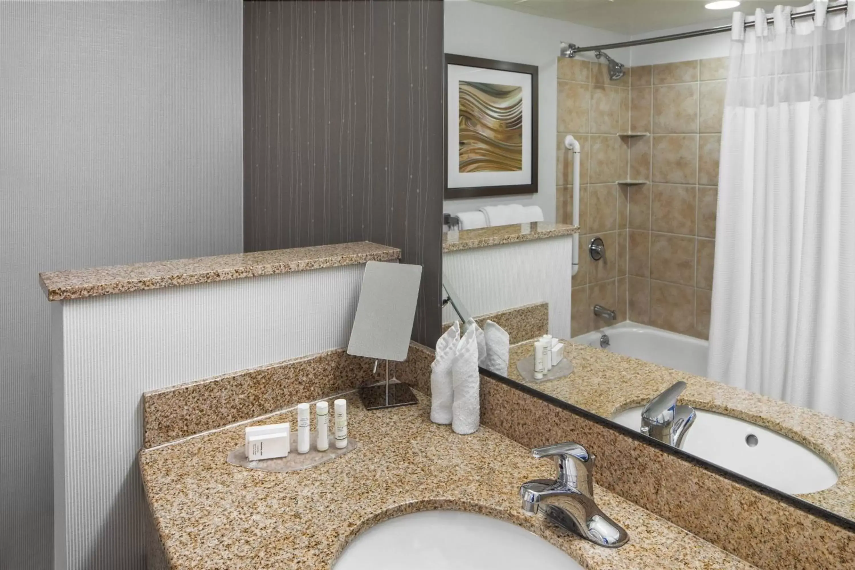 Bathroom in Courtyard by Marriott Stamford Downtown