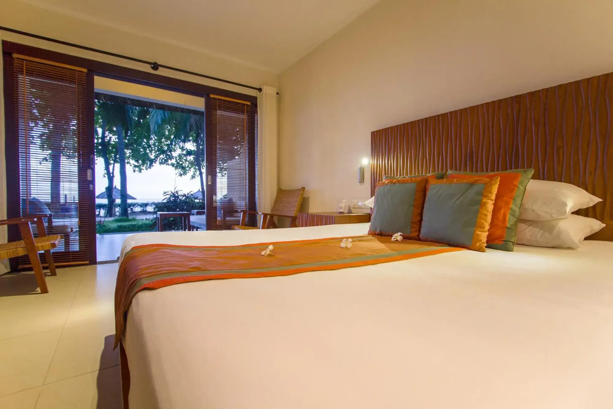 Bed in Blue Ocean Resort