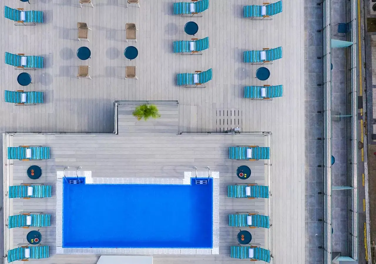 Swimming pool, Floor Plan in Axel Hotel San Sebastián - Adults Only