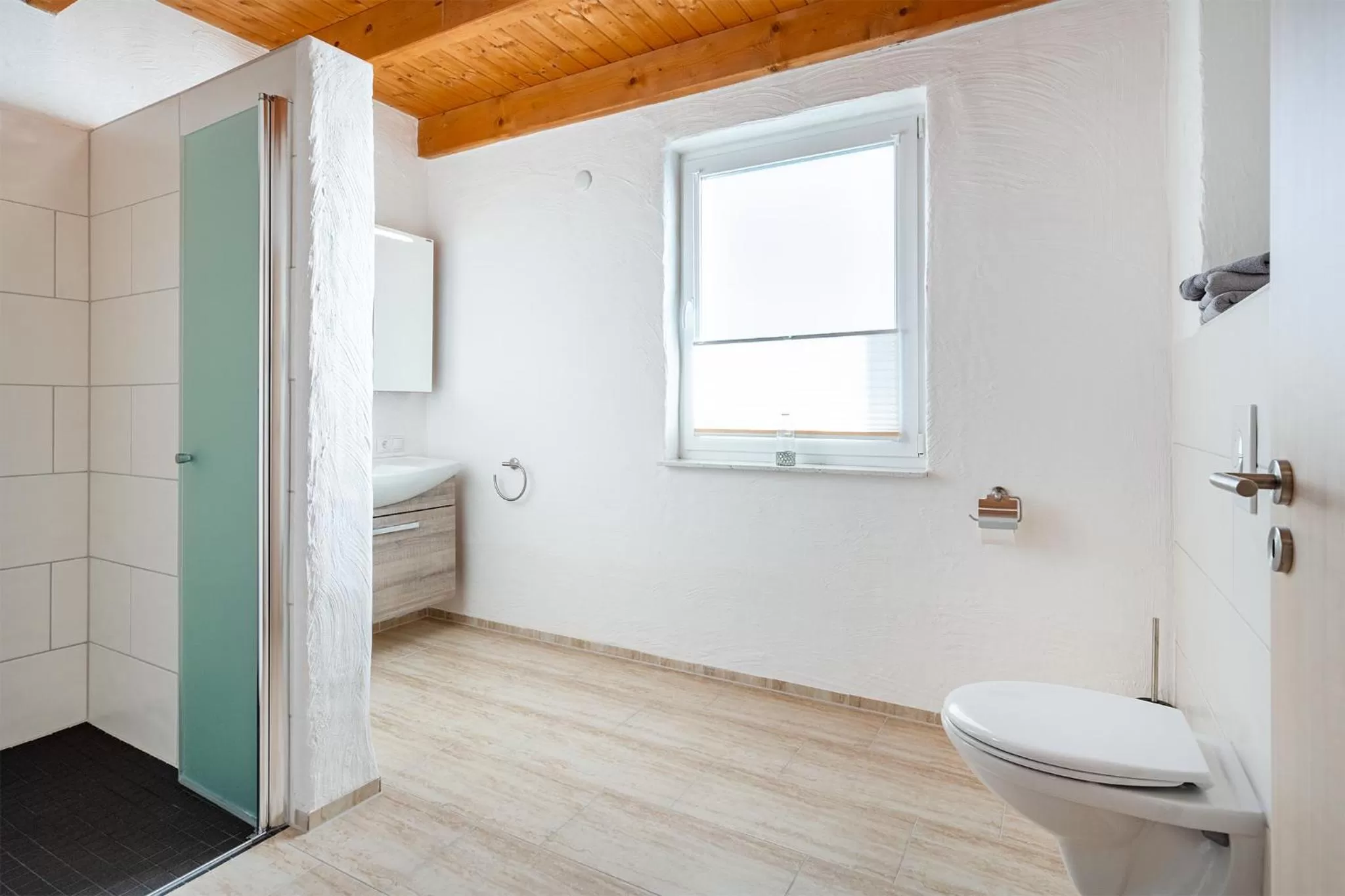 Shower in Villa Moorstern am Badesee Tannenhausen