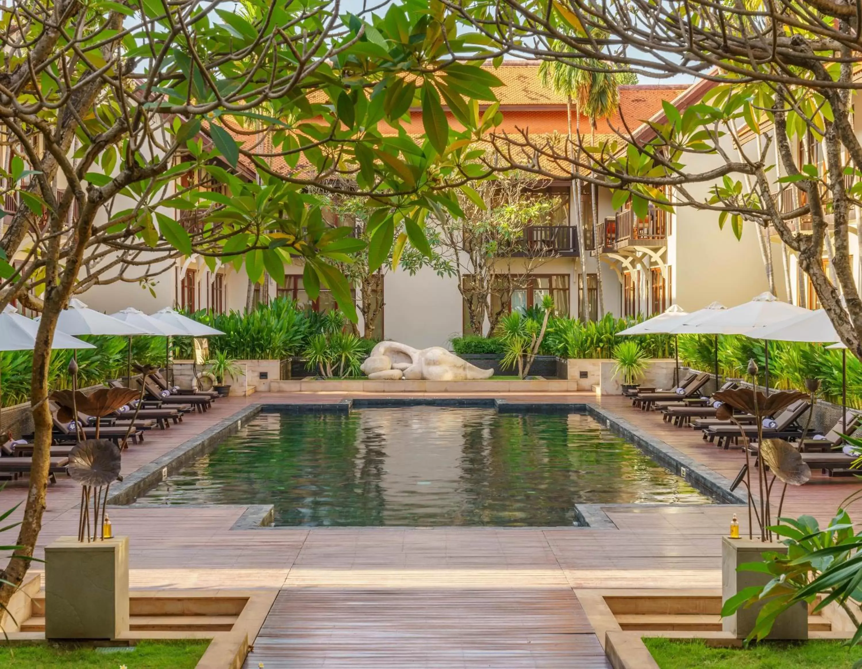 Natural landscape, Swimming Pool in Anantara Angkor Resort