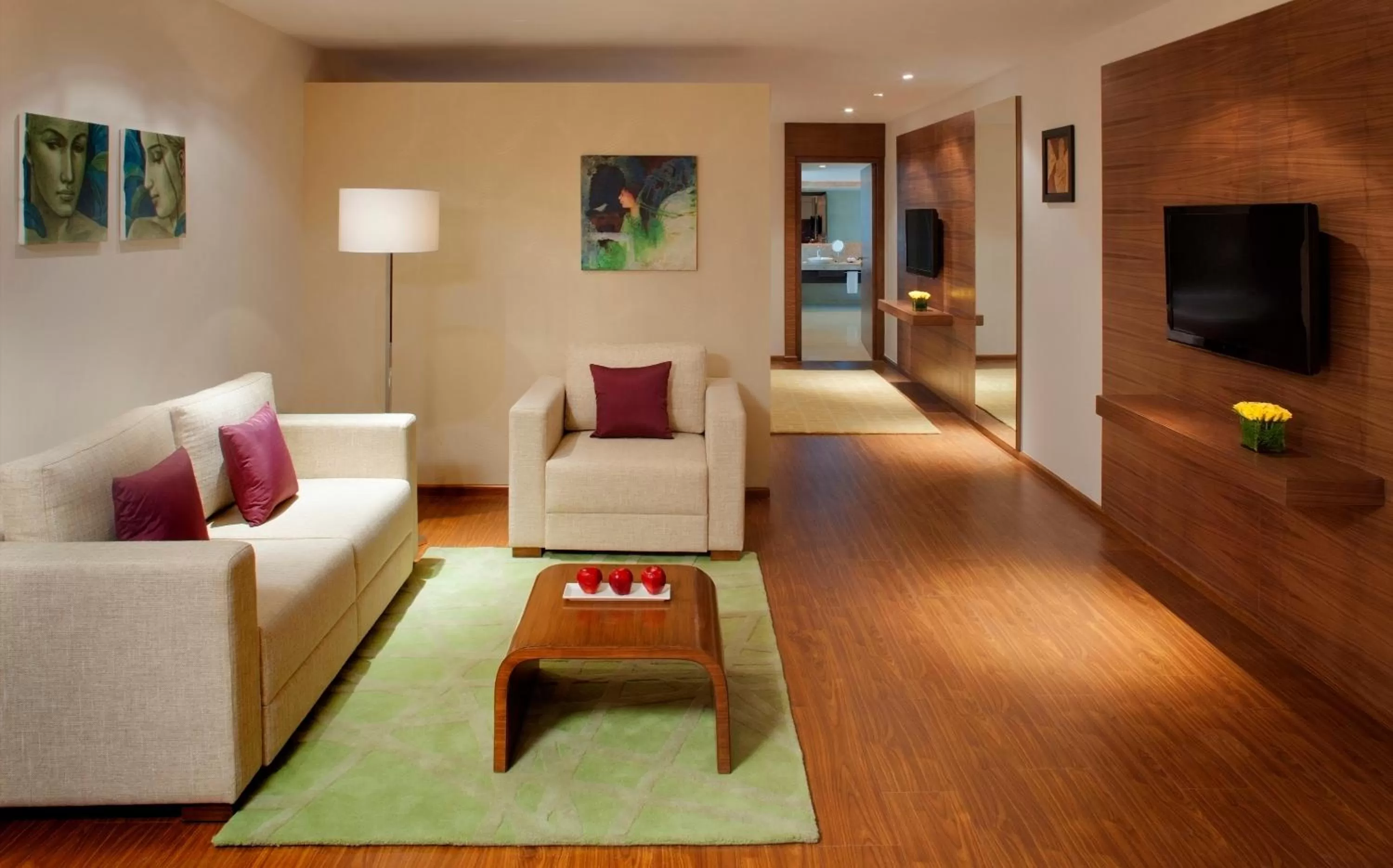 Living room in Radisson Blu Plaza Hotel Hyderabad Banjara Hills