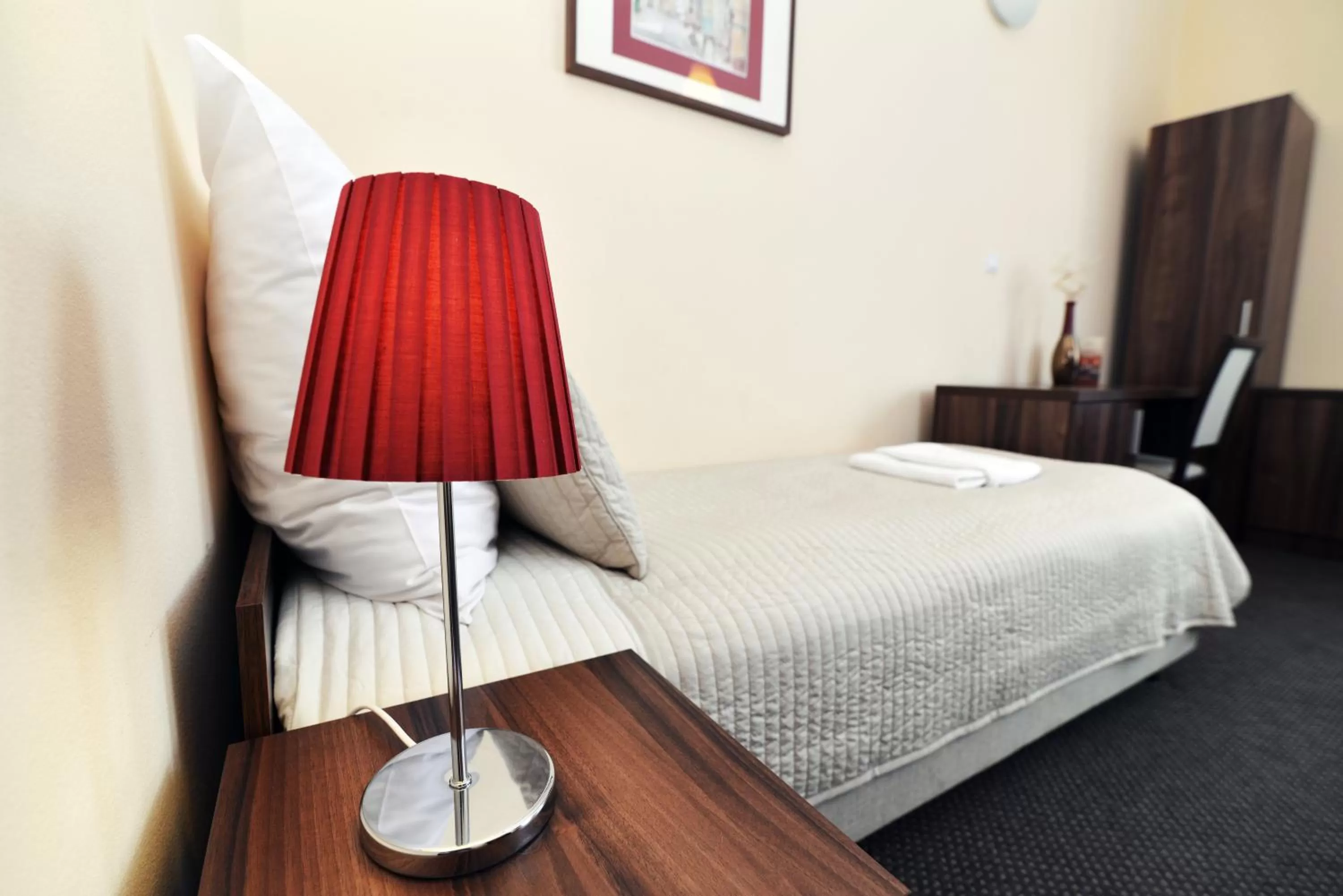 Bed in Hotel Pod Jeleniem