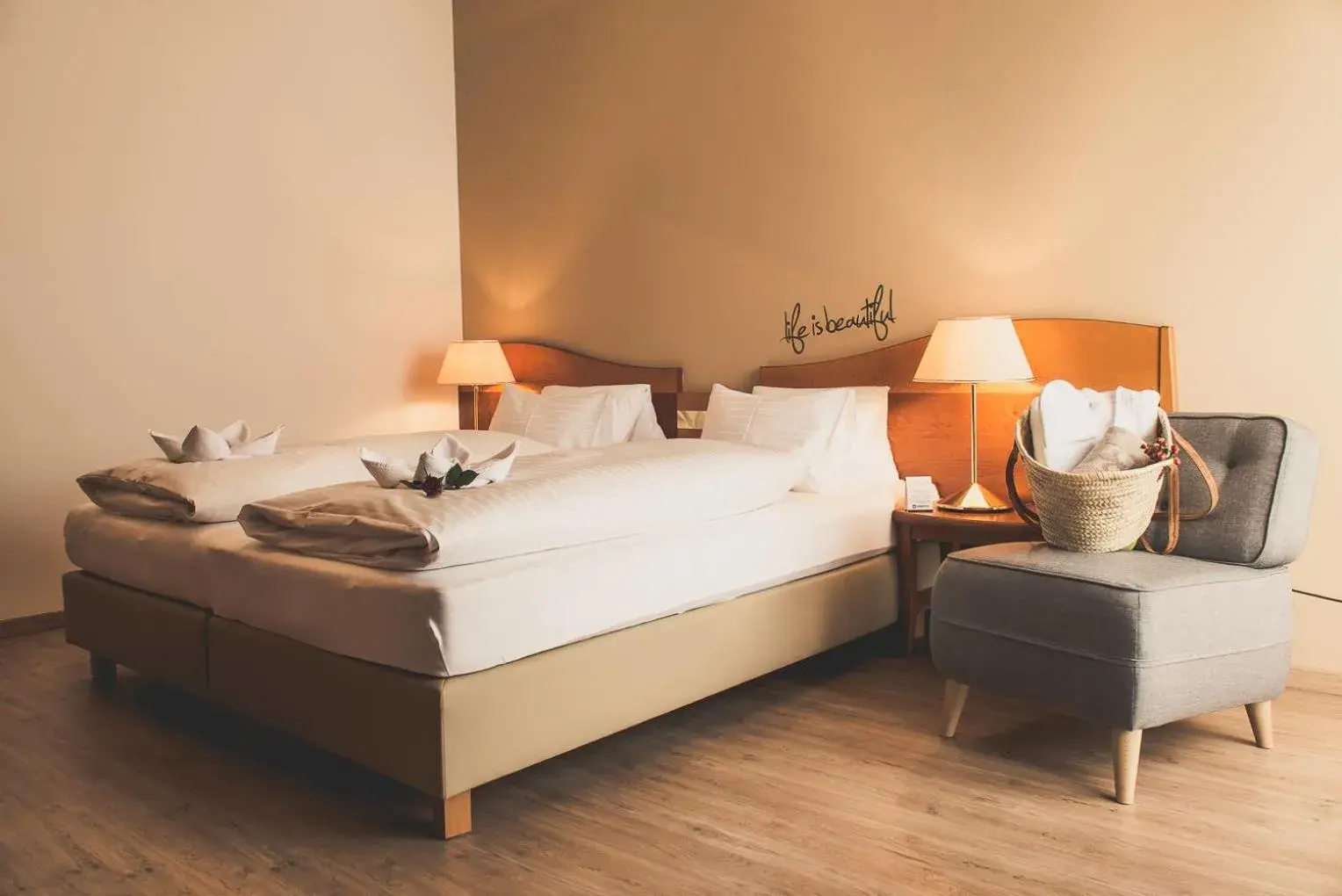 Bed in Hotel Stoiser Graz