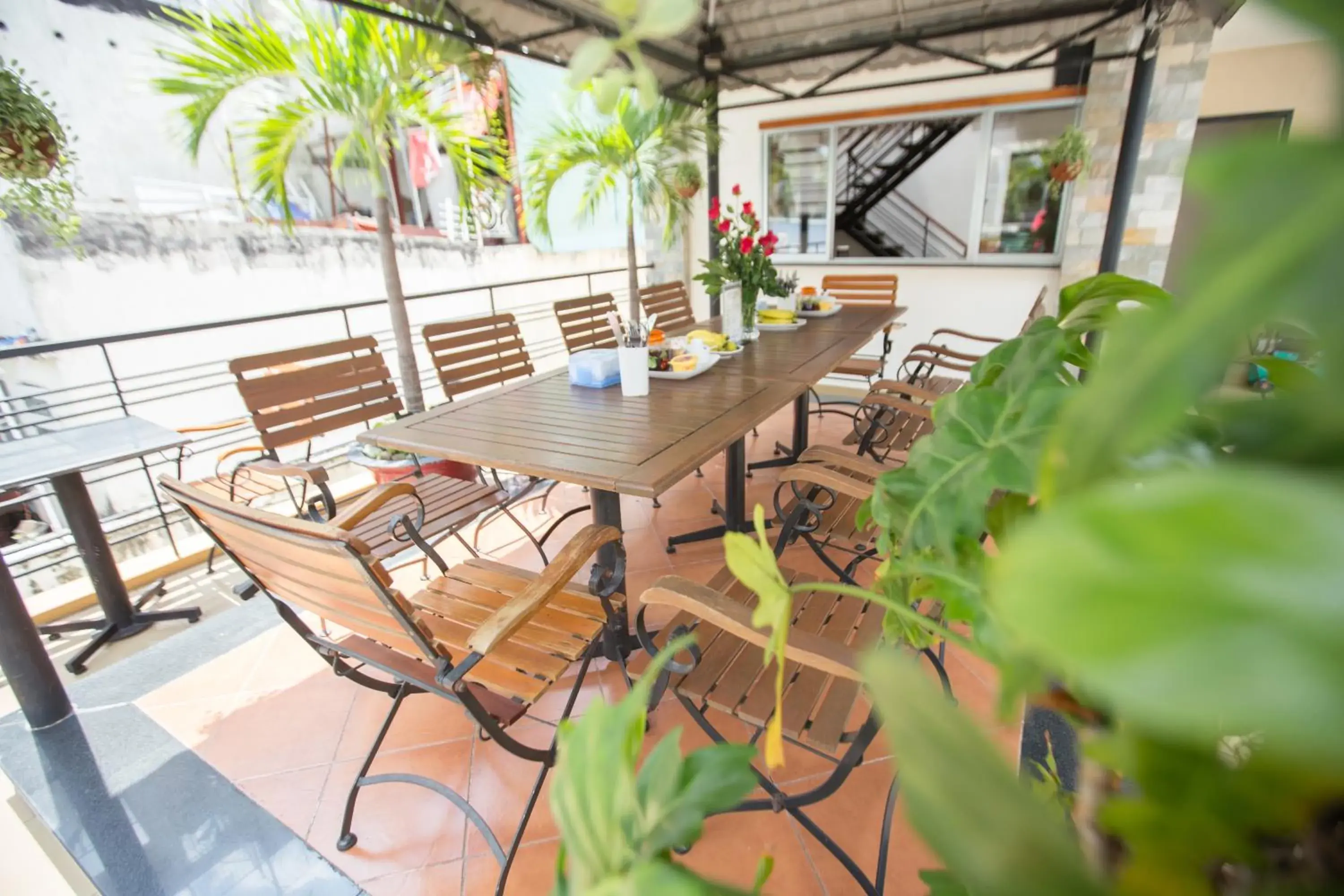 Patio in Ngoc Minh Hotel