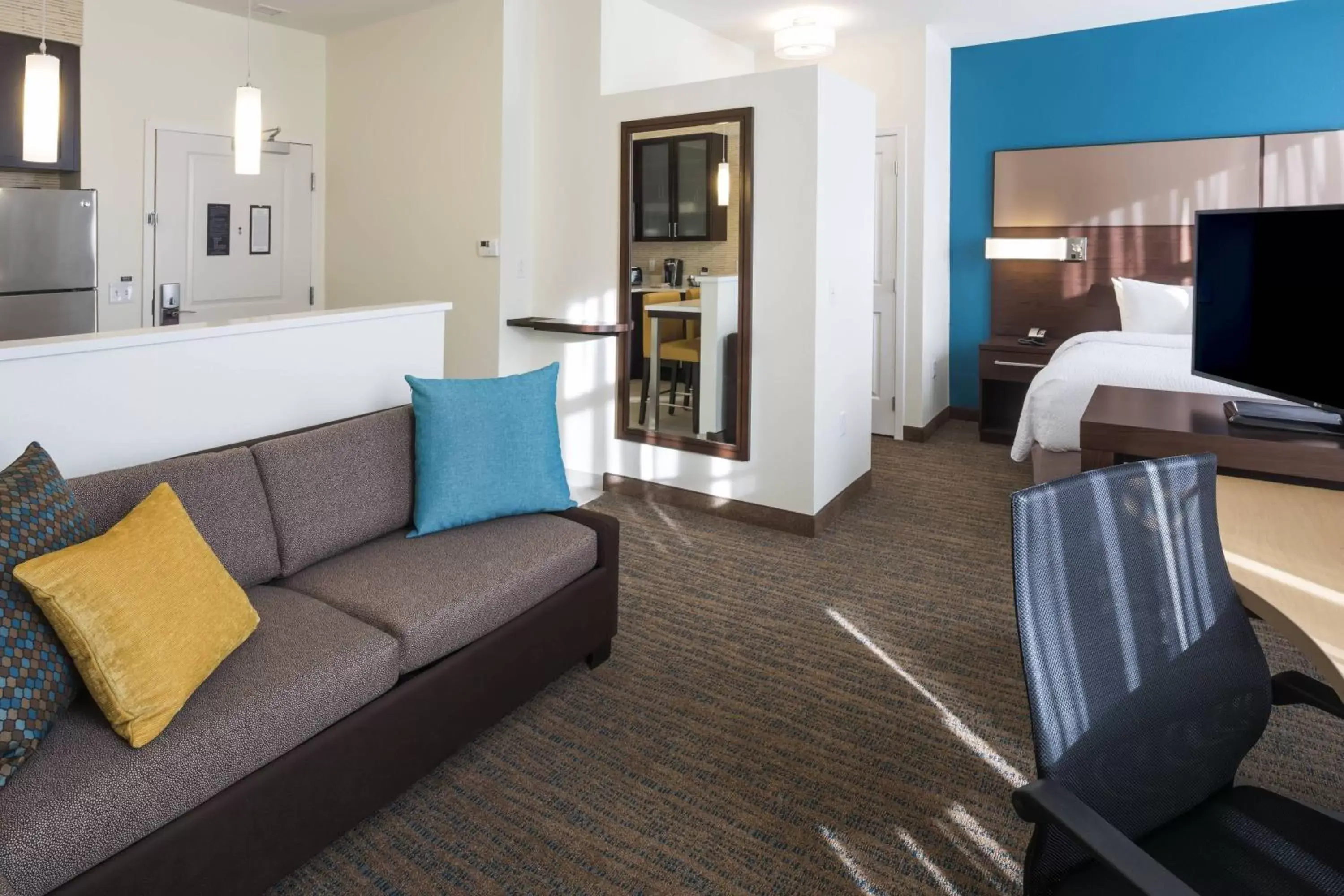 Bedroom, Seating Area in Residence Inn by Marriott Fishkill