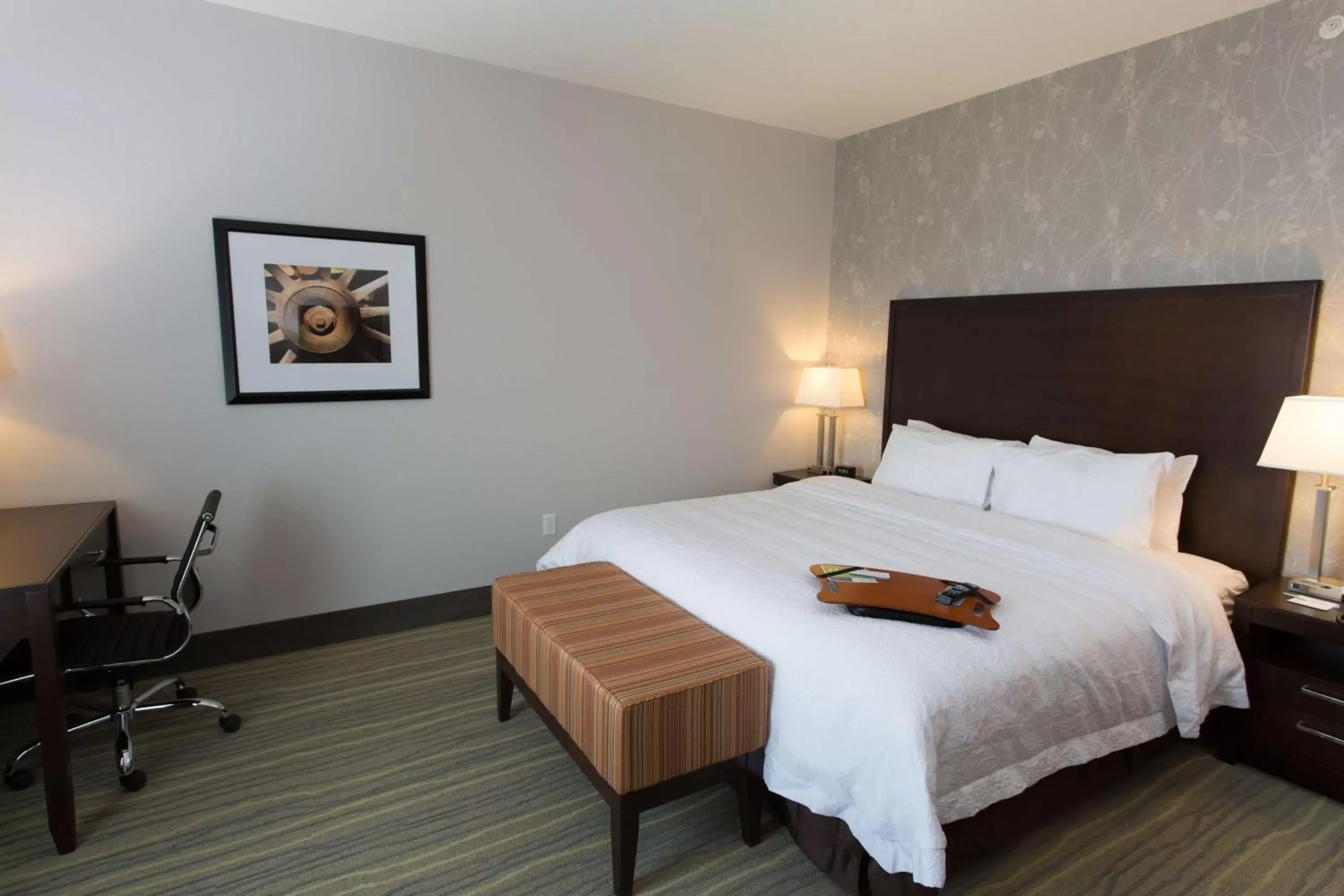 Bed in Hampton Inn by Hilton Lloydminster