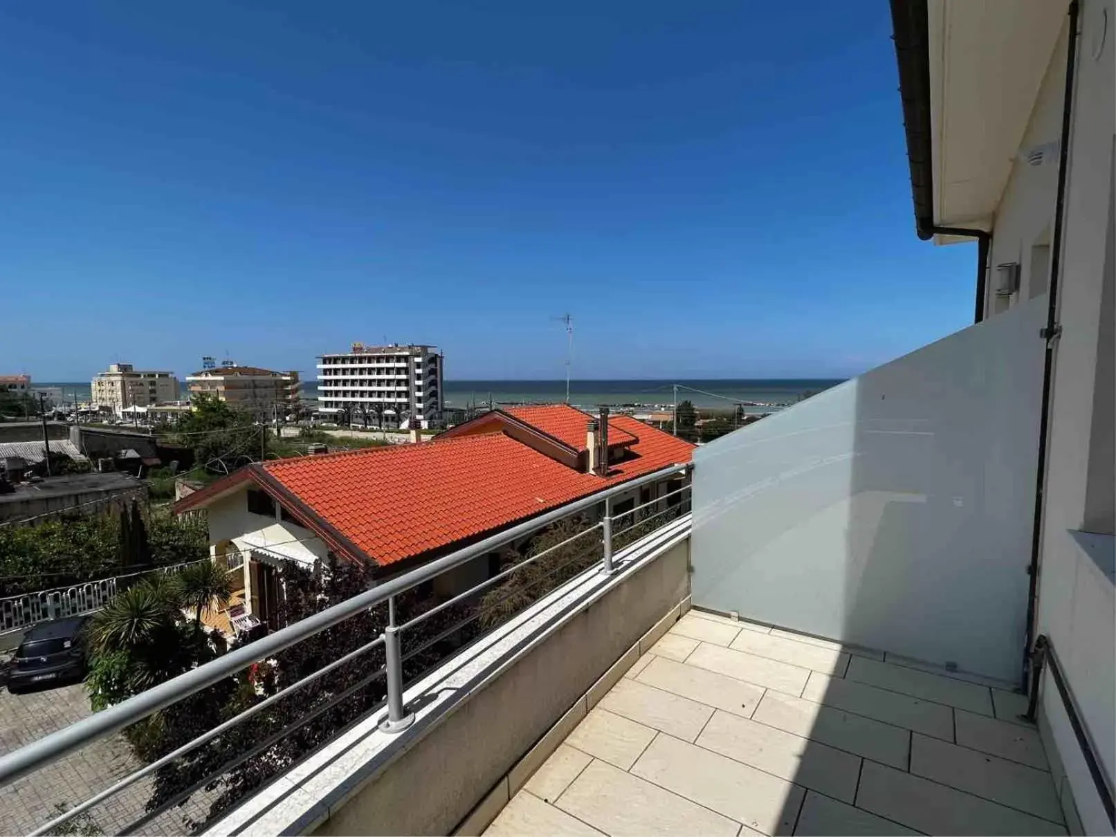 View (from property/room), Balcony/Terrace in Nautilus Appartamenti a mare