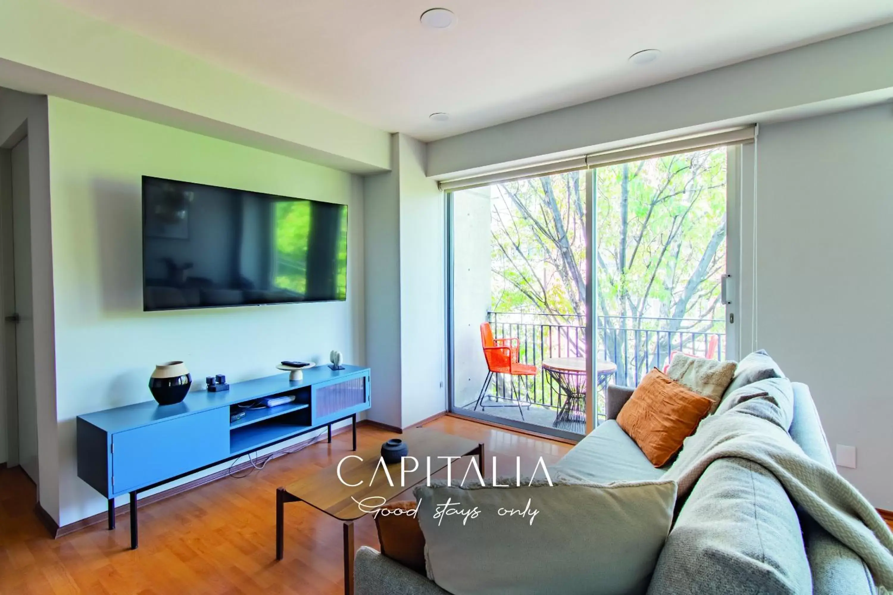 Living room, Seating Area in Capitalia - Apartments - Anzures