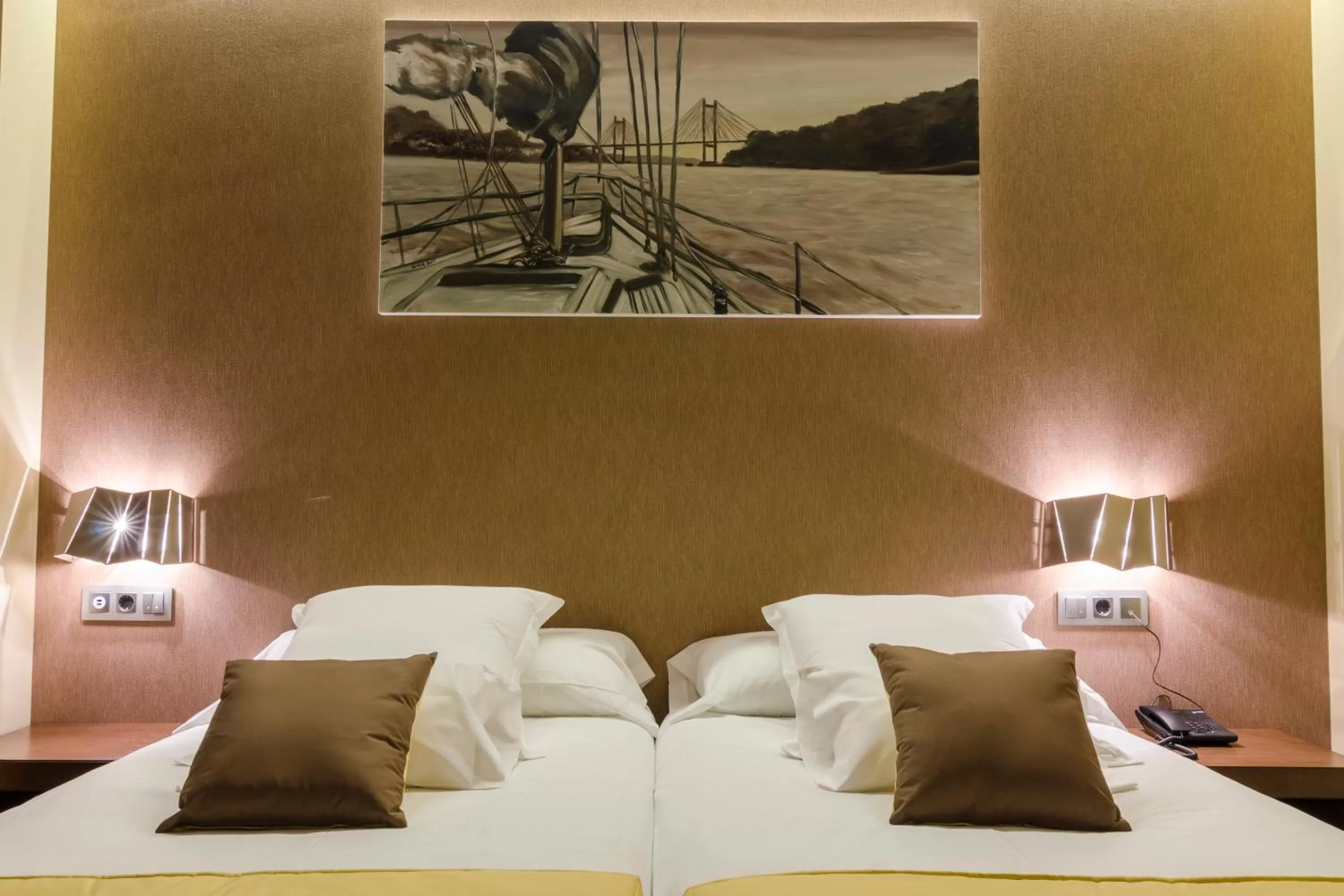 Decorative detail, Bed in Agua de Mar Hotel Boutique