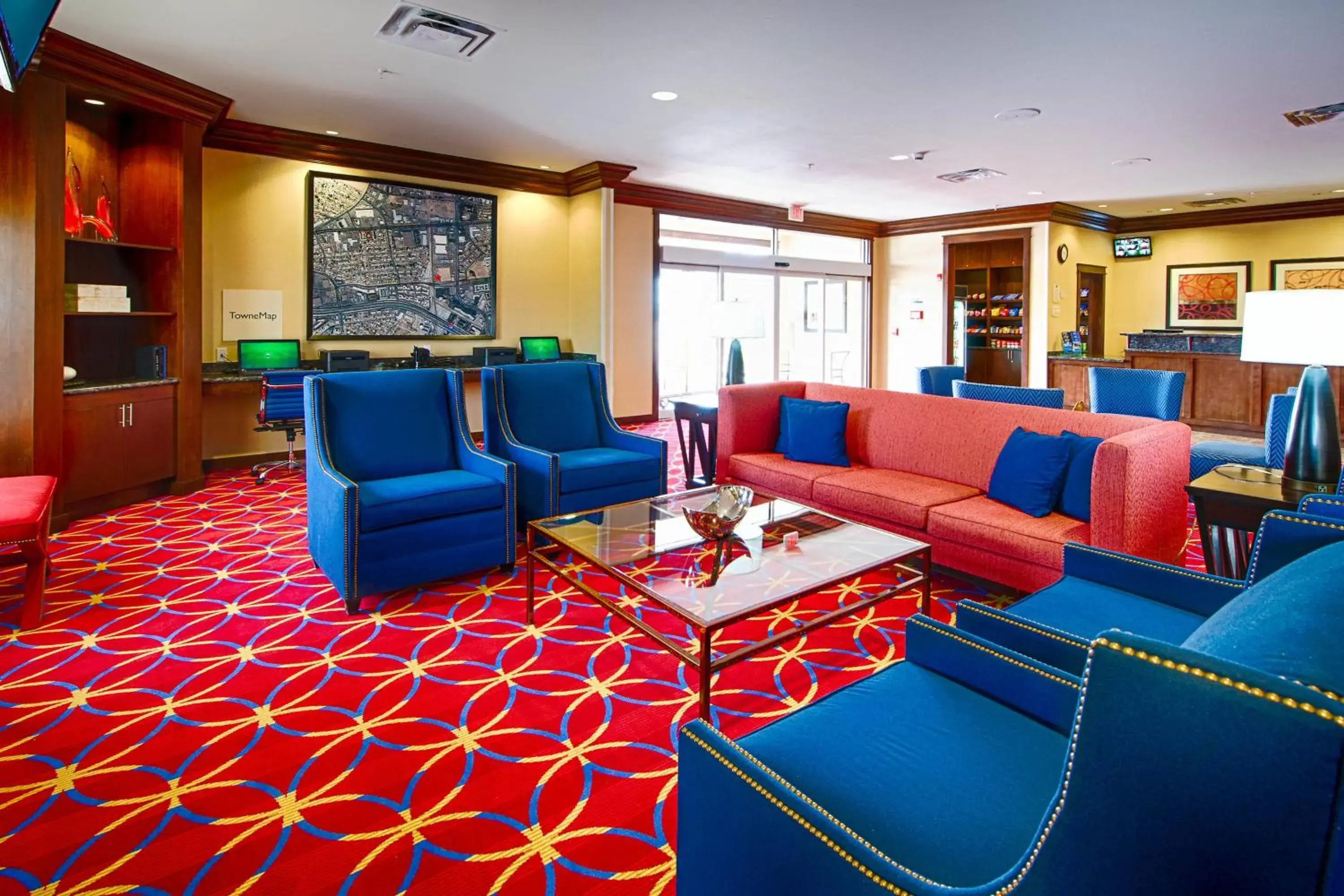 Lobby or reception, Seating Area in TownePlace Suites by Marriott El Paso Airport