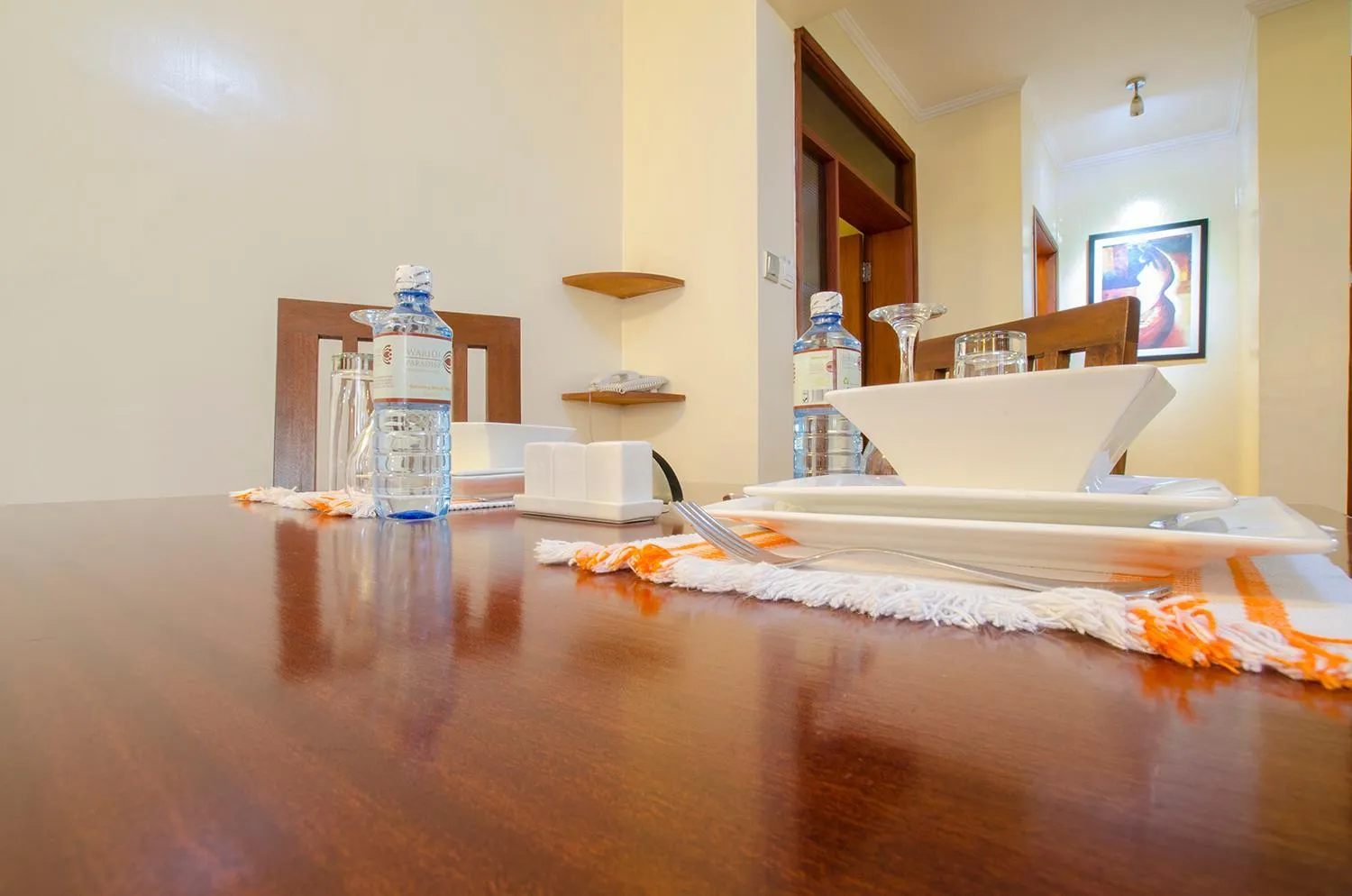 Bed in Waridi Paradise Hotel and Suites