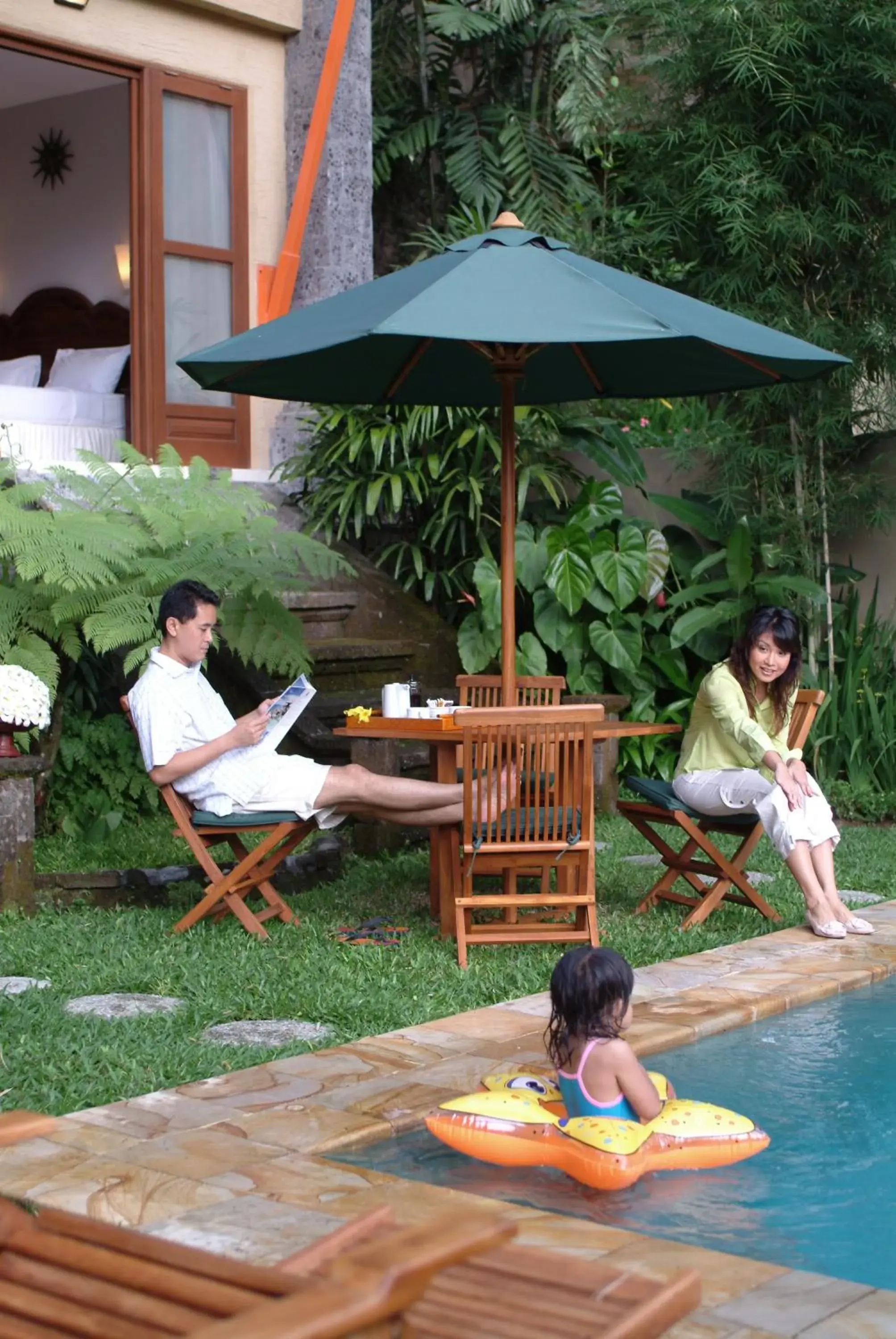 People in Anahata Villas and Spa Resort