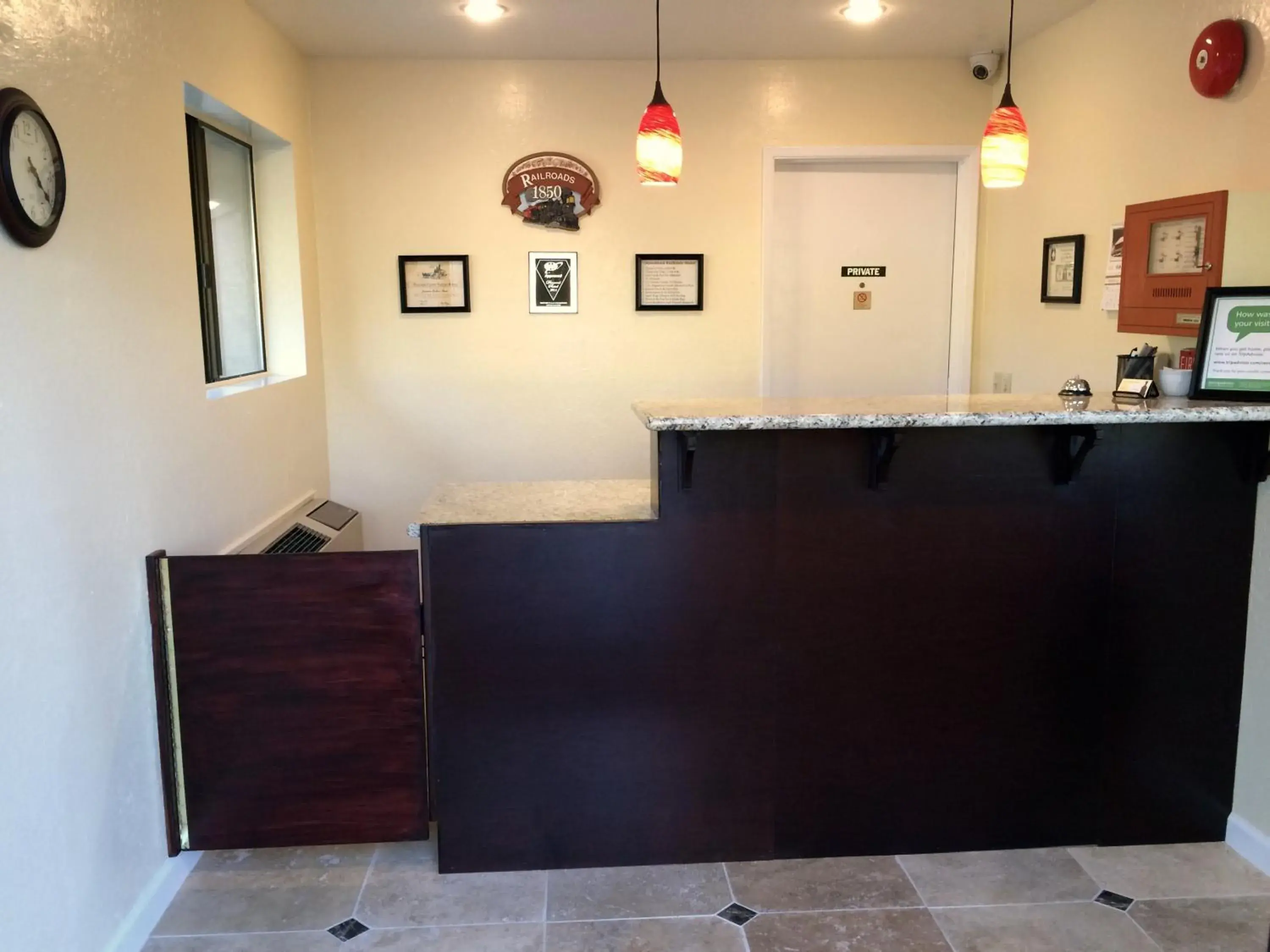 Lobby or reception in Jamestown Railtown Motel Lobby or reception in Jamestown Railtown Motel