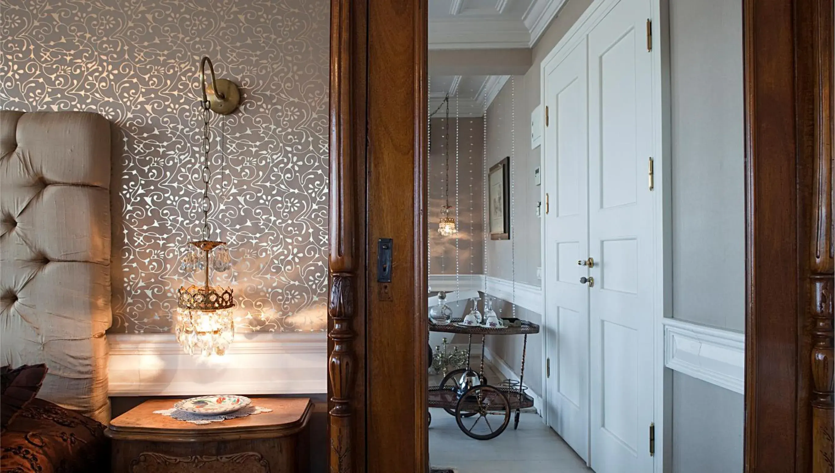 Decorative detail, Bathroom in Kitapevi Hotel