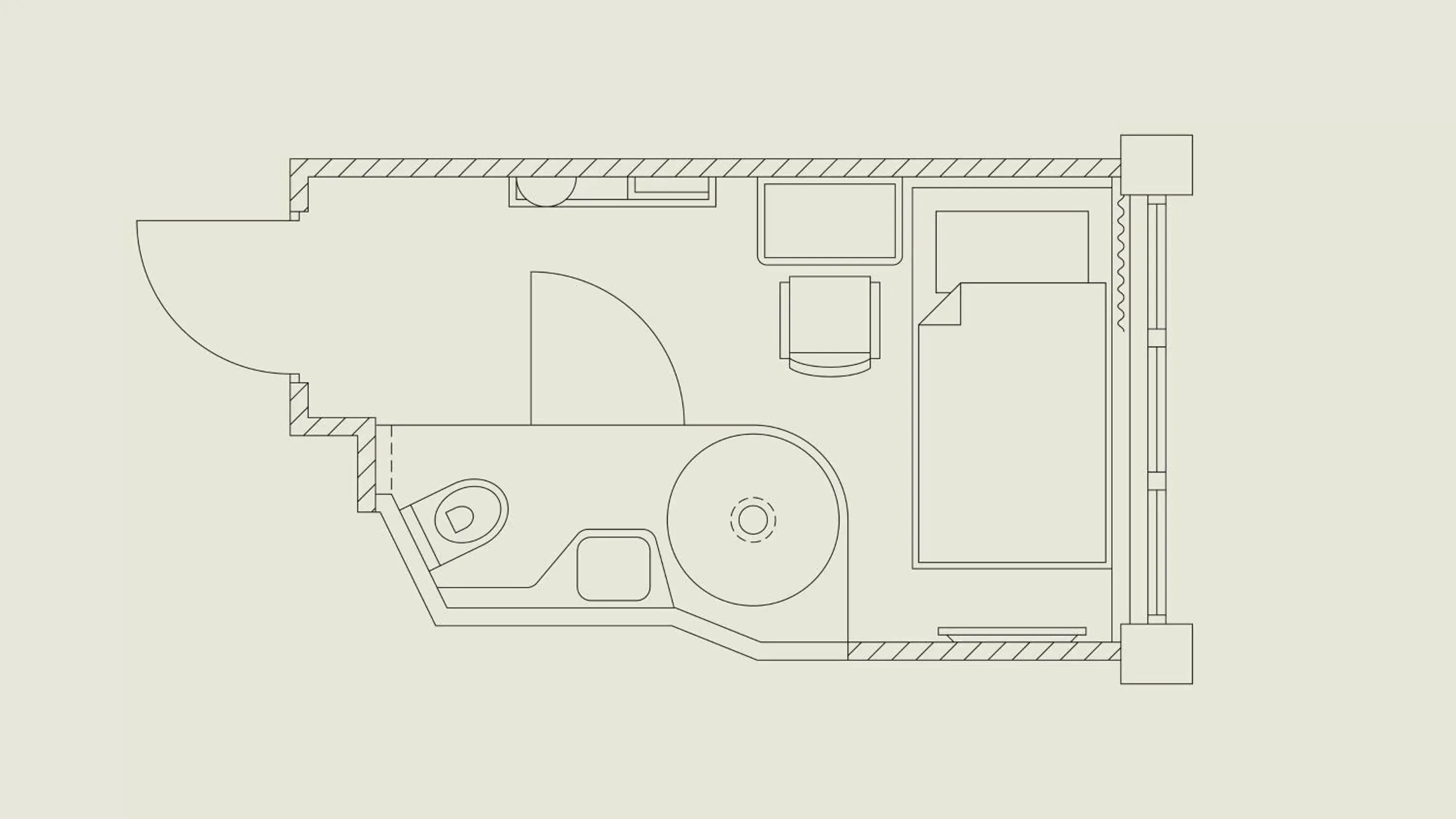 Shower, Floor Plan in Best Western and hotel