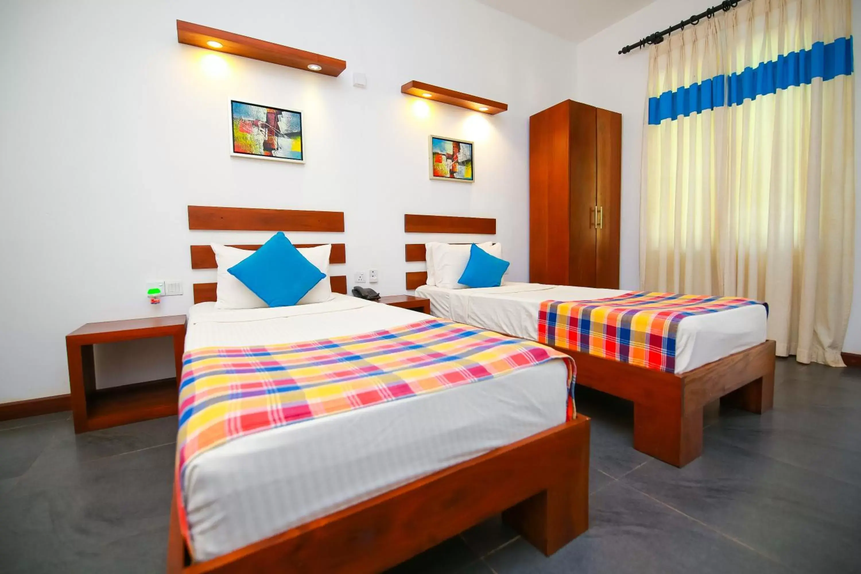 Bed in Hotel Alakamanda