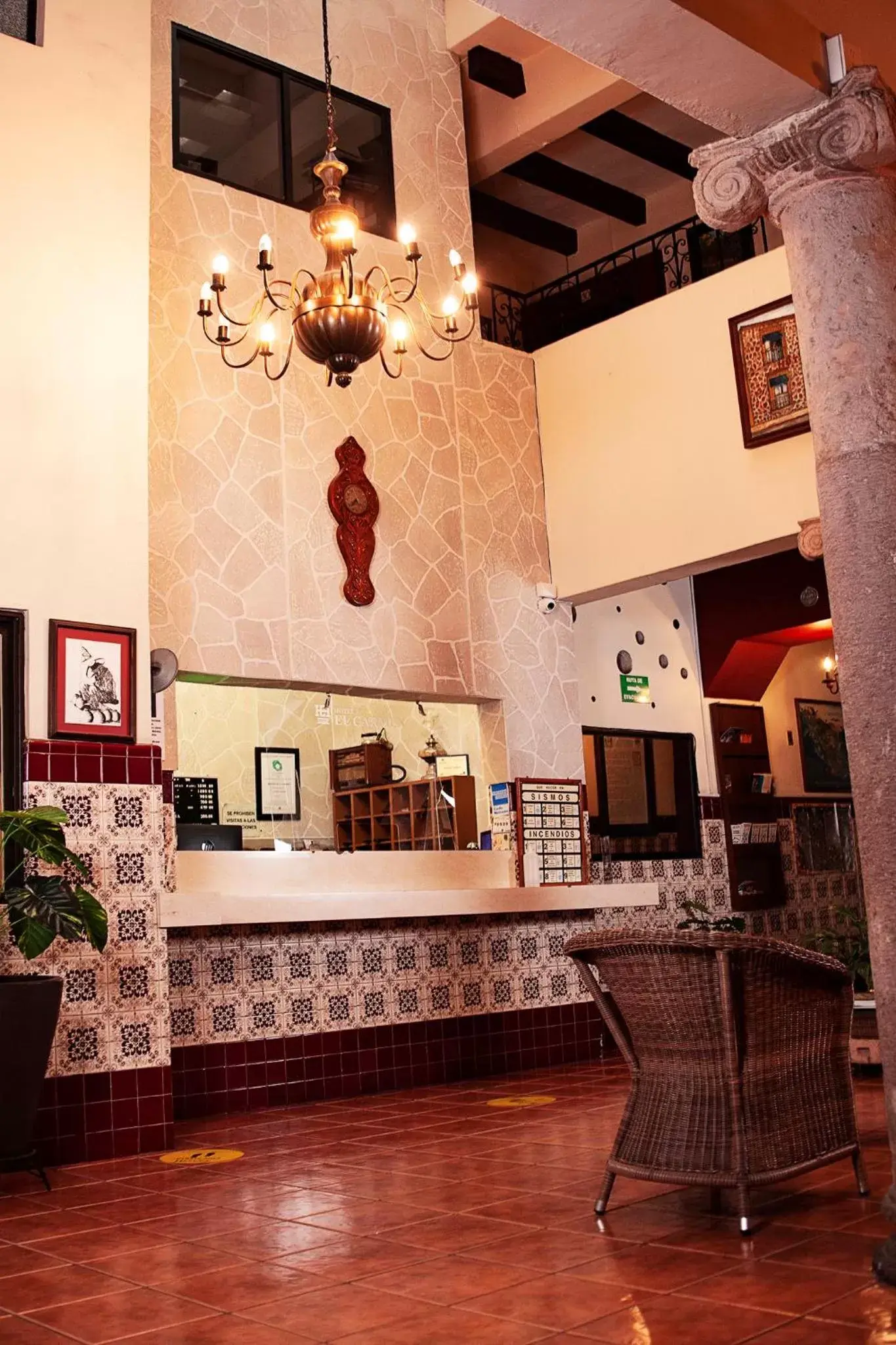 Property building, Lobby/Reception in Hotel el Carmen