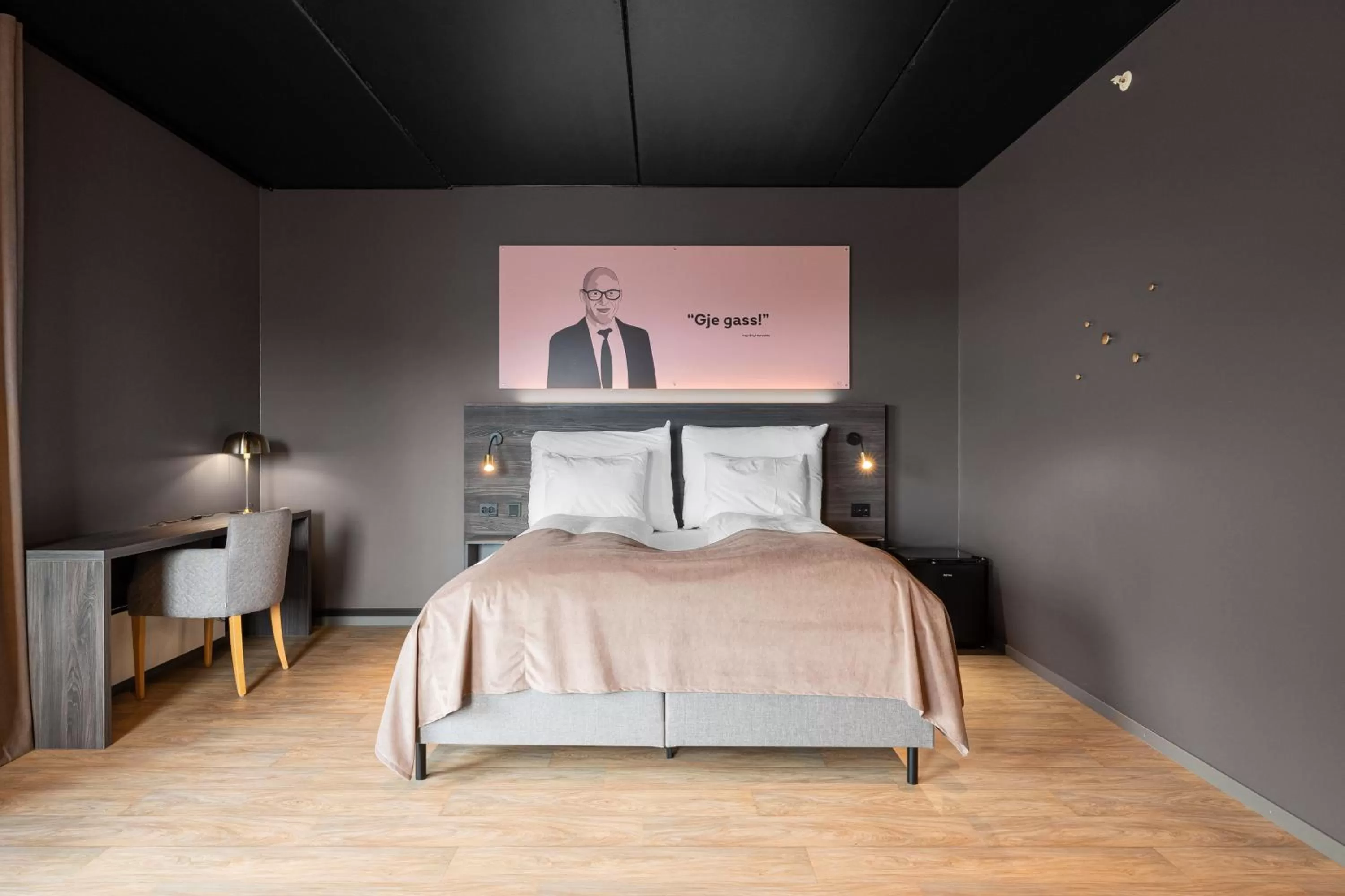 Bed in Hotell Jæren