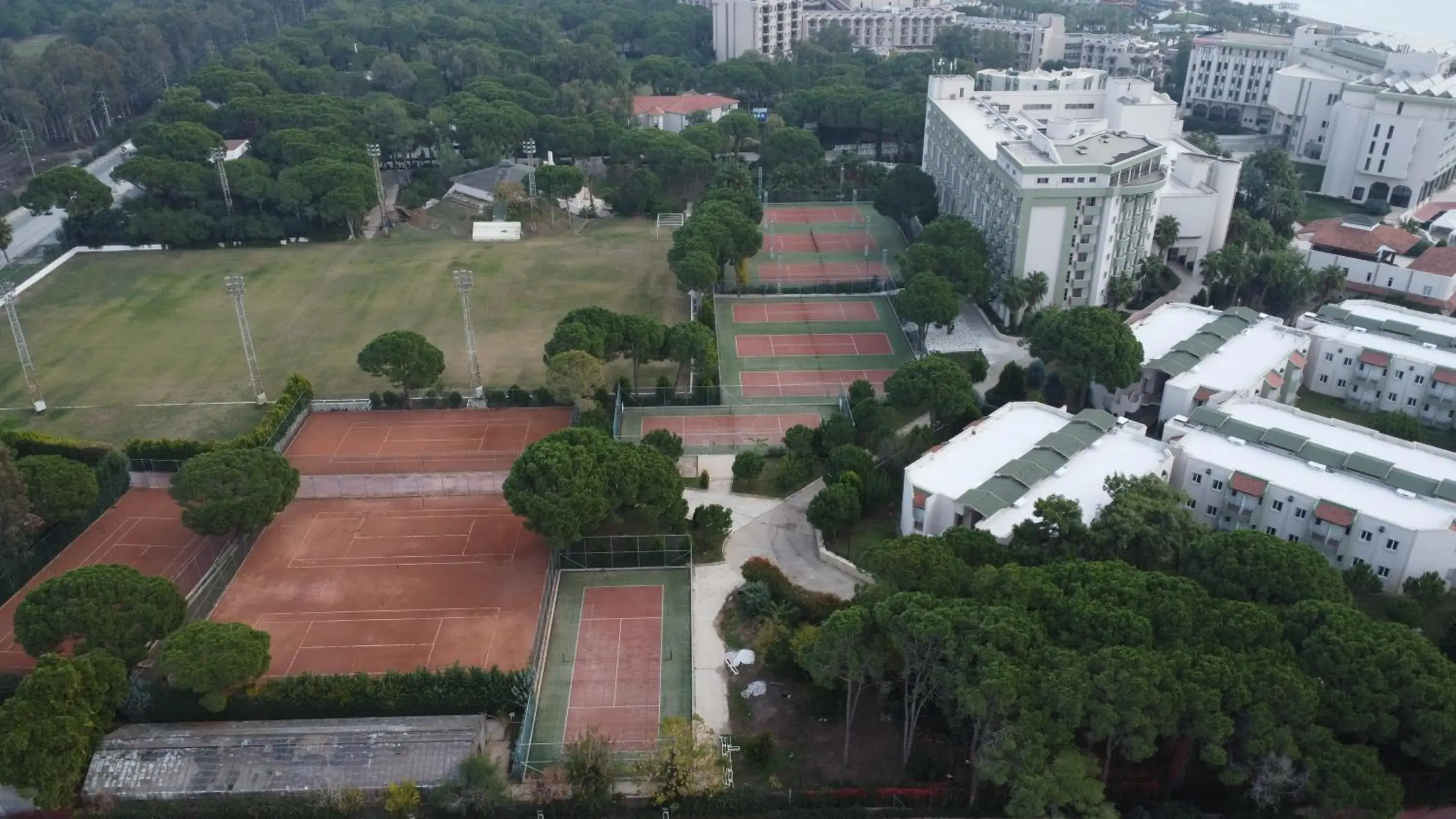 Tennis court, Bird's-eye View in Adora Golf Resort Hotel