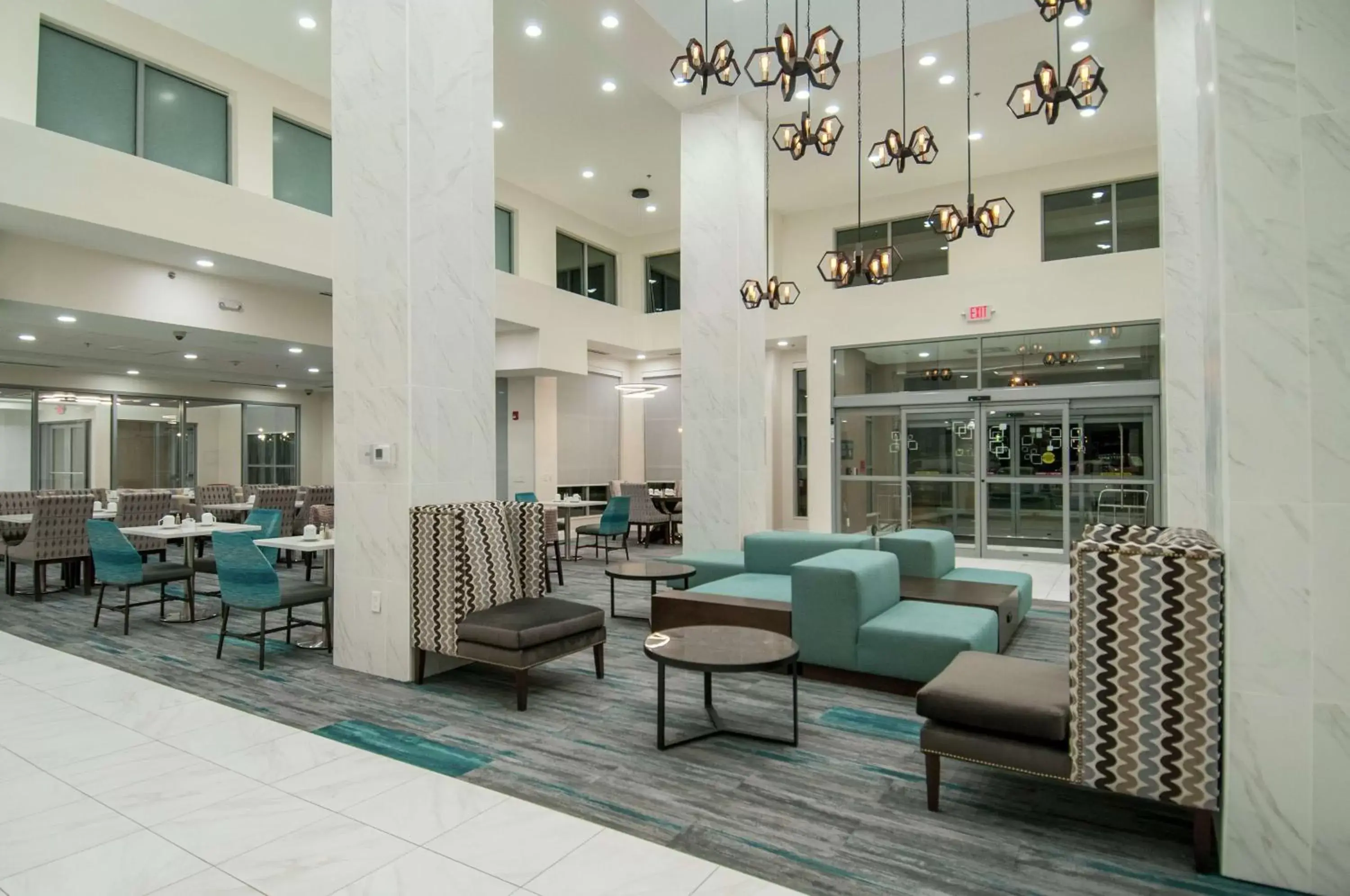 Lobby or reception, Lounge/Bar in Hilton Garden Inn Jackson/Clinton