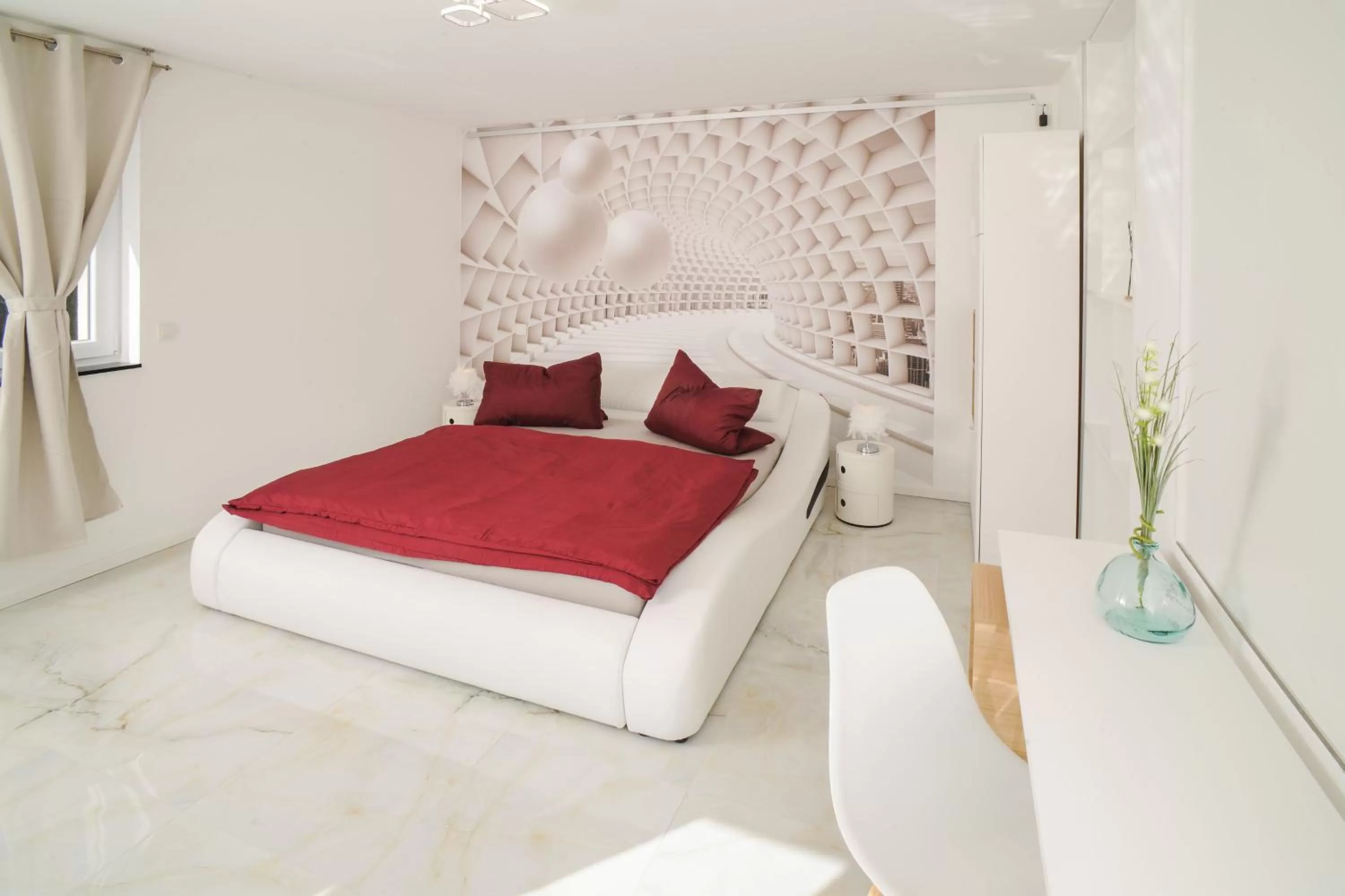 Bedroom, Bed in Designapartments Sweet Home - Sennhütte 11