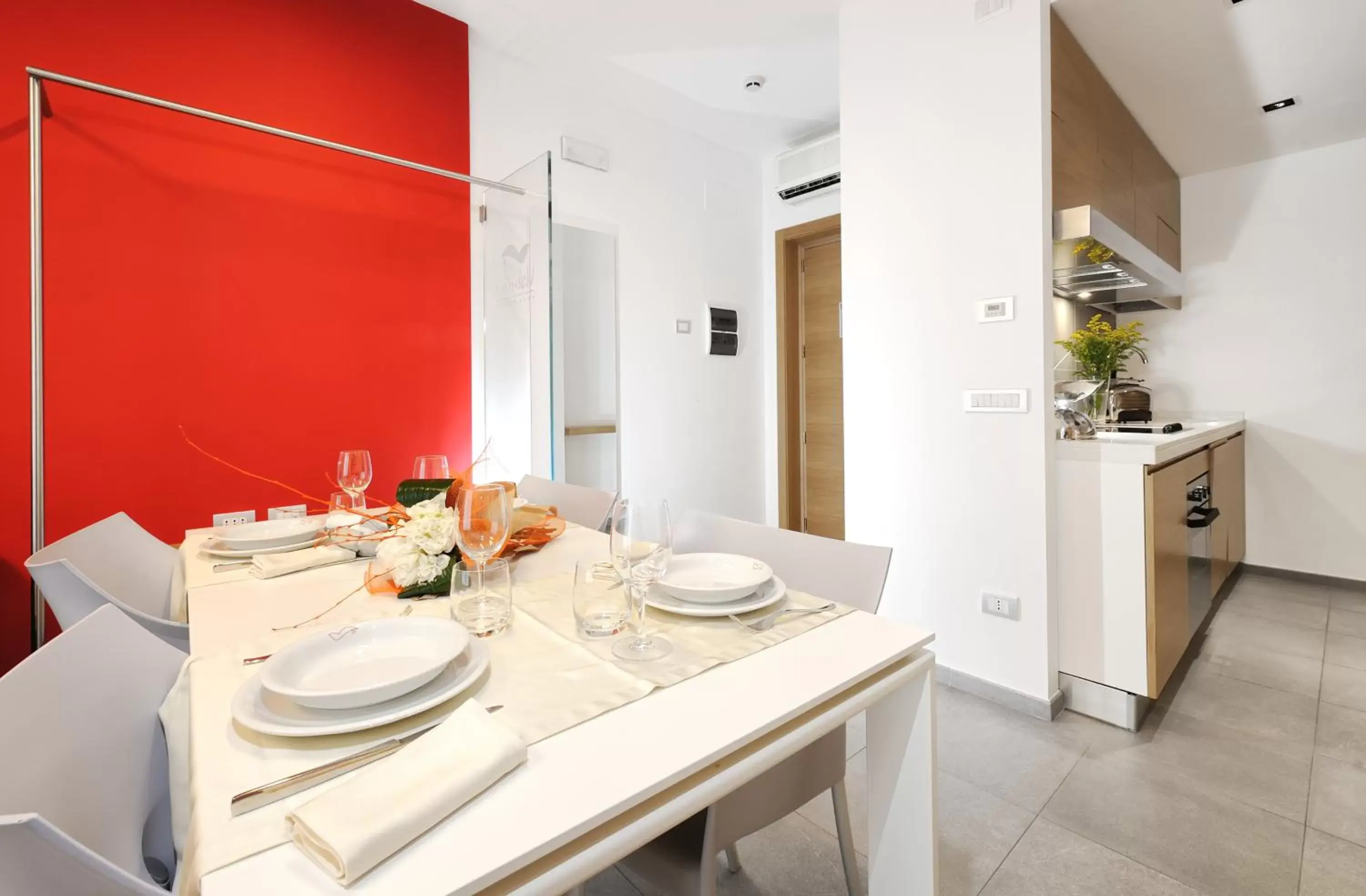 Kitchen or kitchenette, Dining Area in Valentino Resort