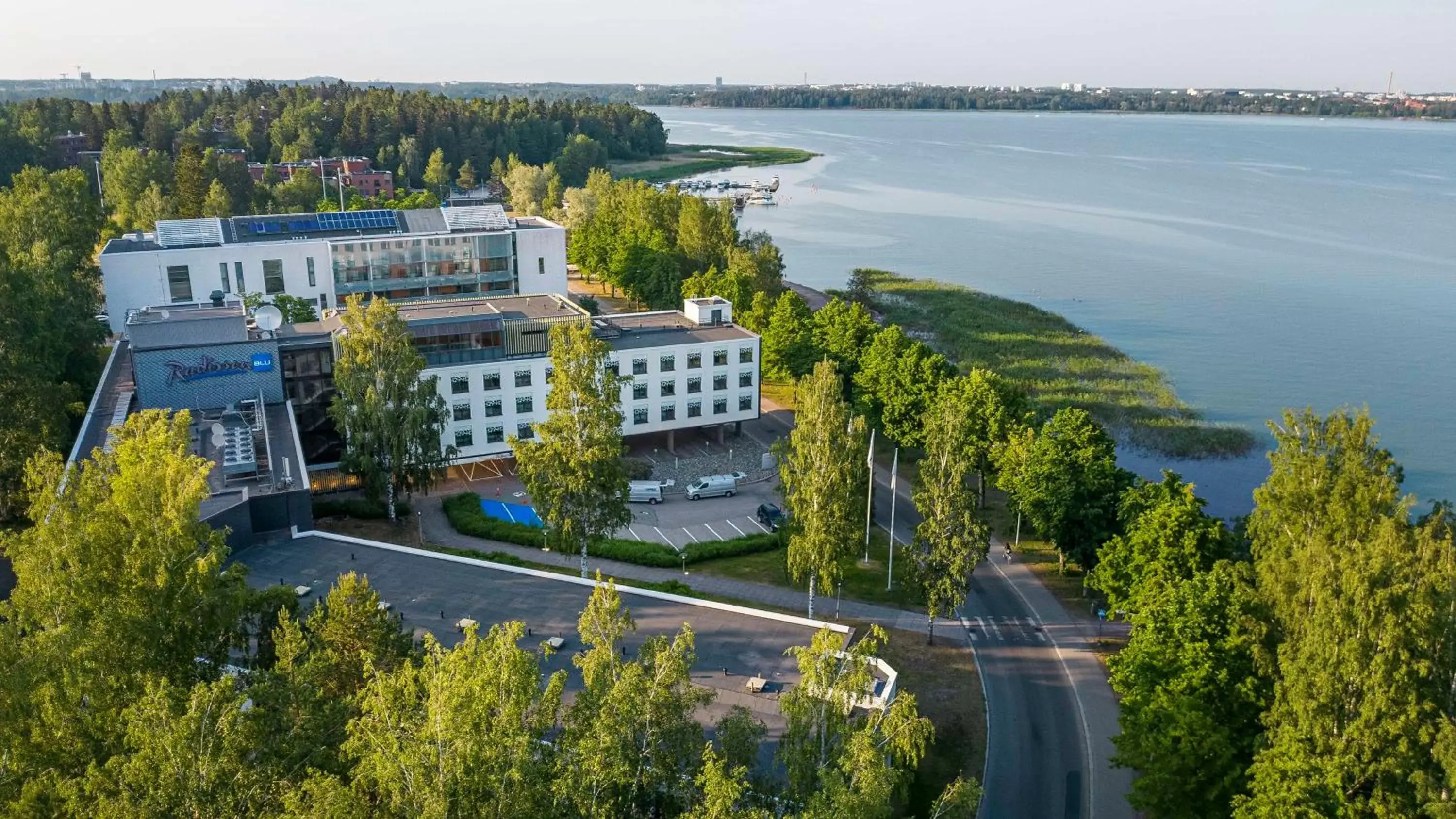 Property building, Bird's-eye View in Radisson Blu Hotel Espoo