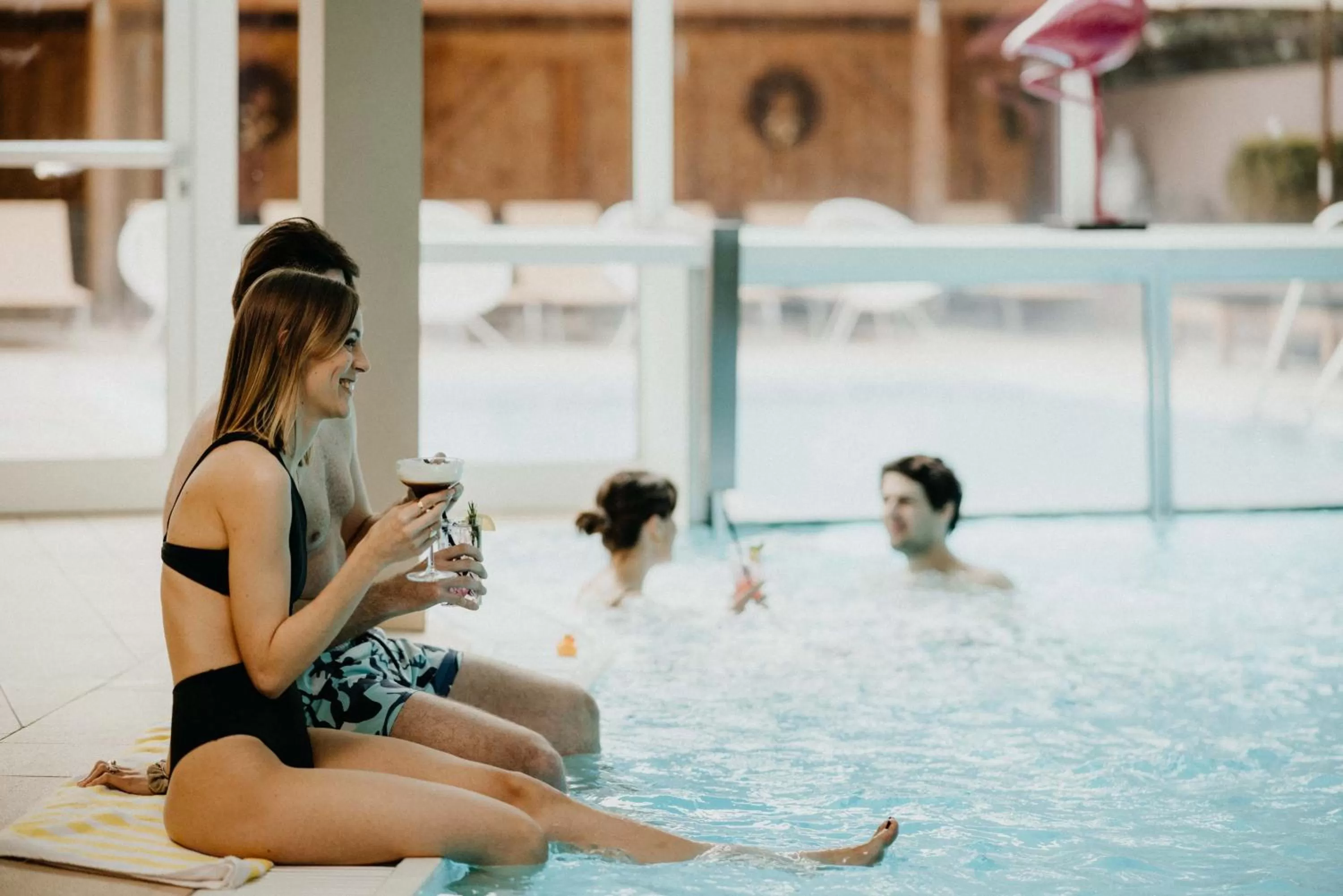 Swimming pool in Alpine Hideaway ZILLERTALERHOF - 4 Sterne Superior