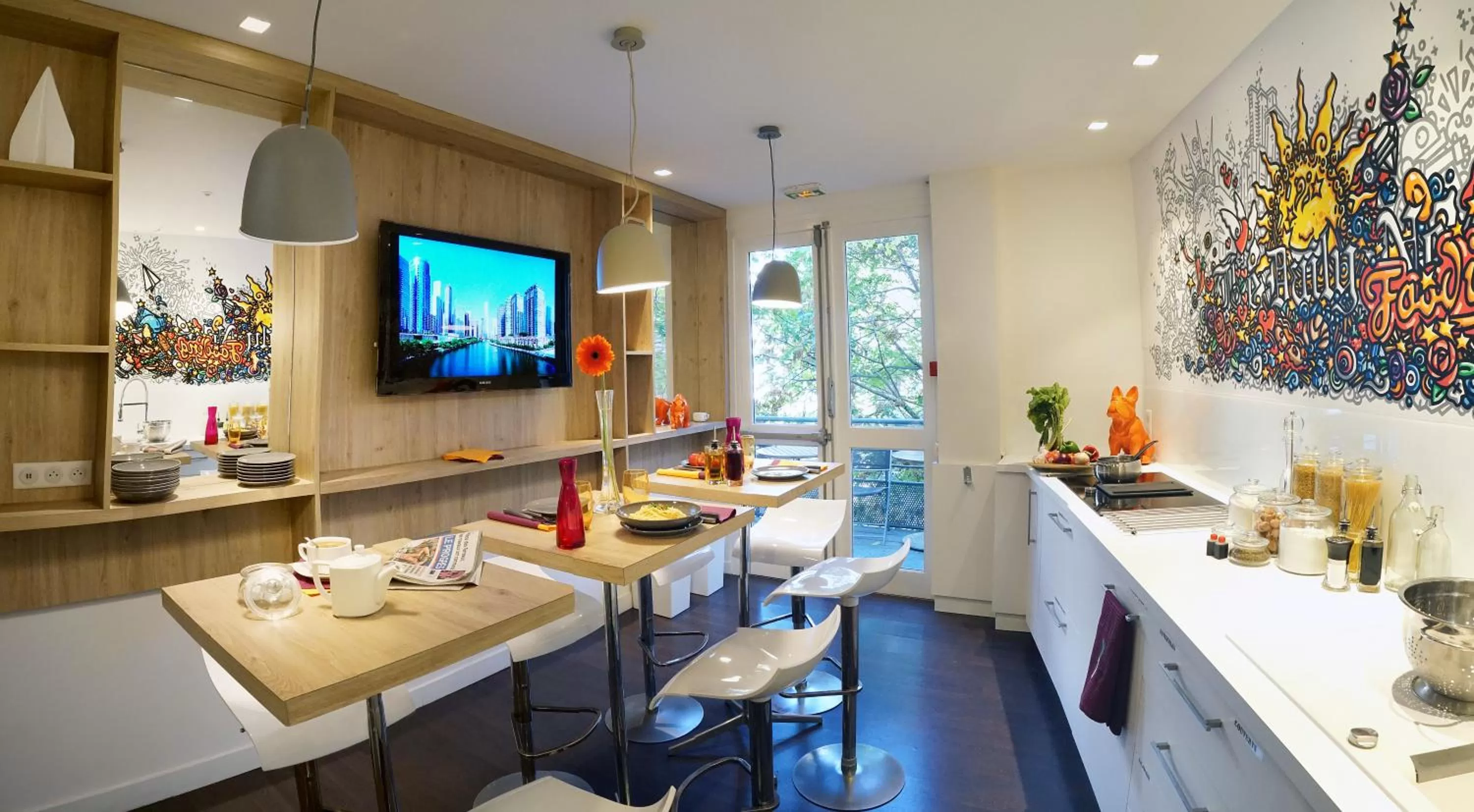 Dining area in Hotel Gratte-Ciel Ariana