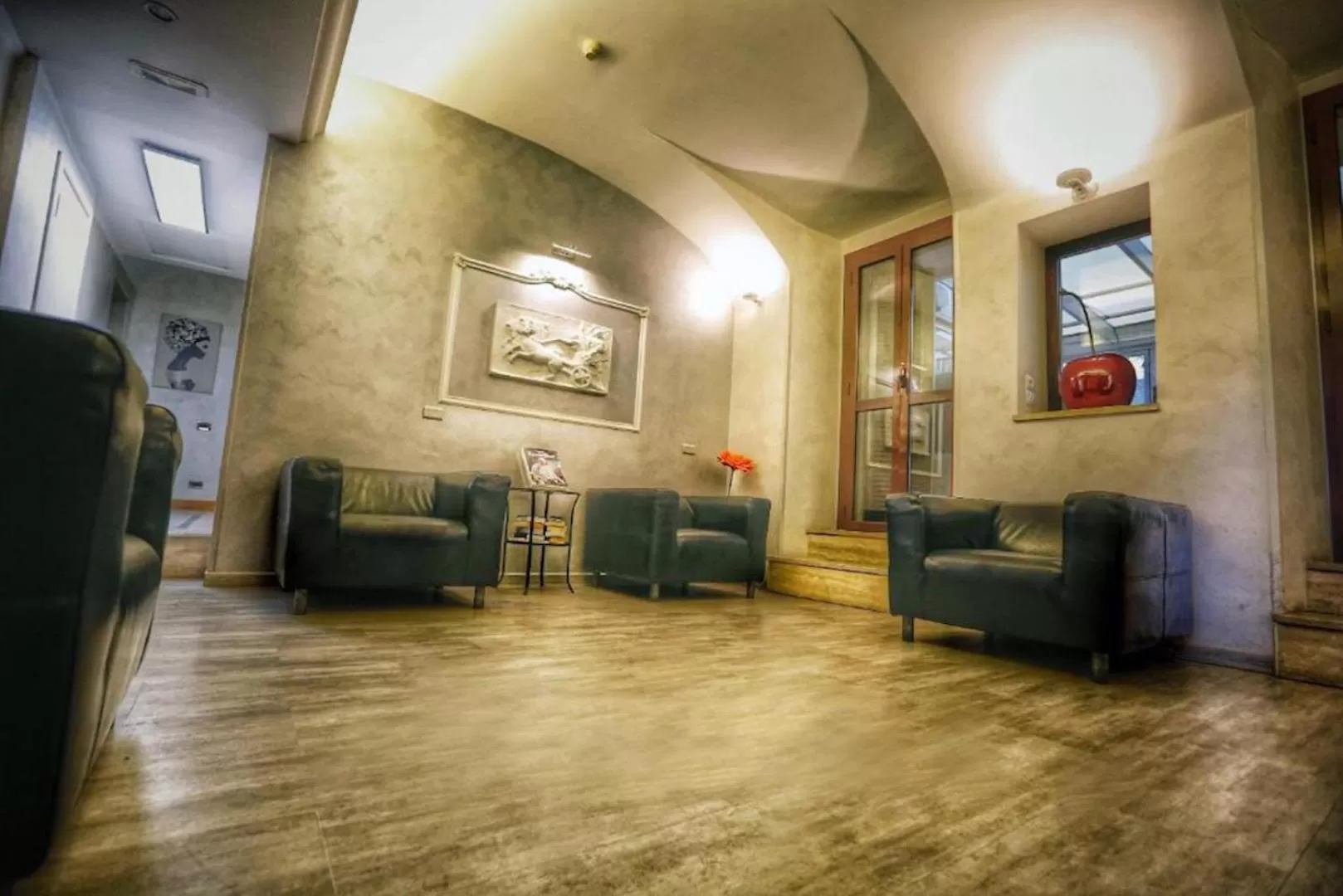 Lobby or reception in Hotel Giolitti