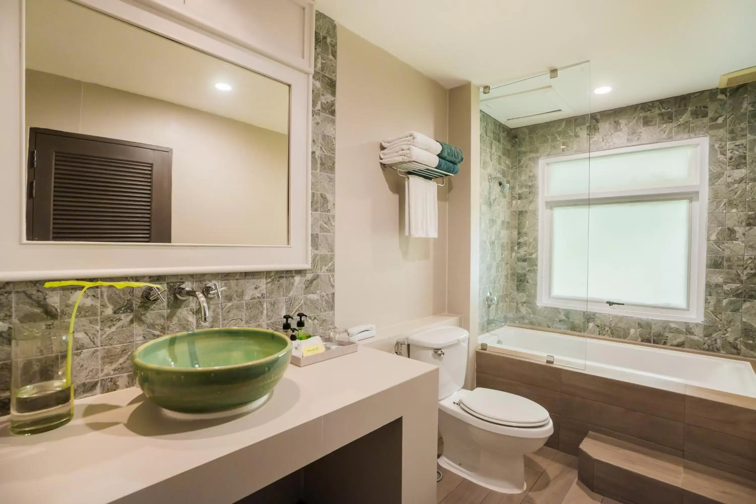 Toilet, Bathroom in Khaolak Emerald Surf Beach Resort and Spa - SHA Extra Plus