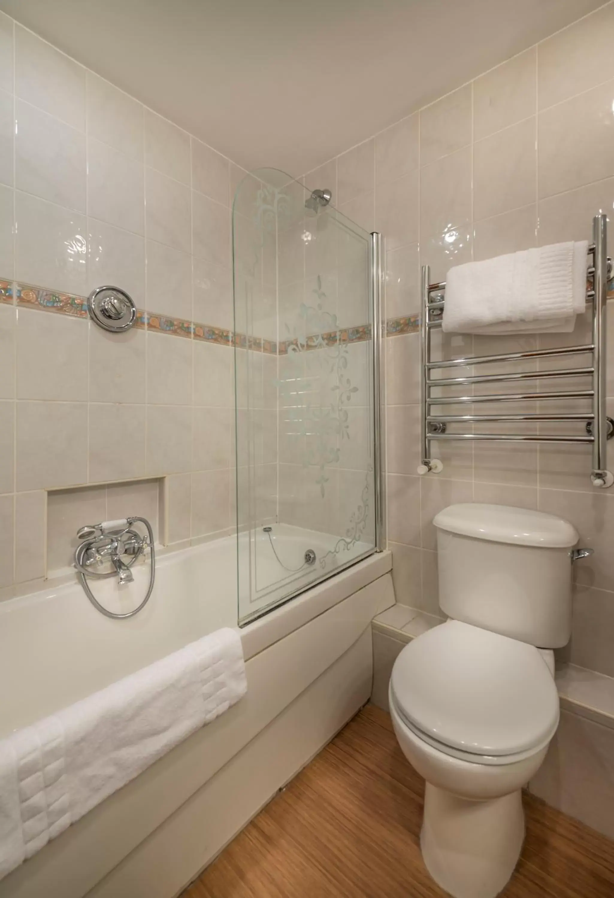 Bathroom in The Three Swans Hotel, Market Harborough, Leicestershire