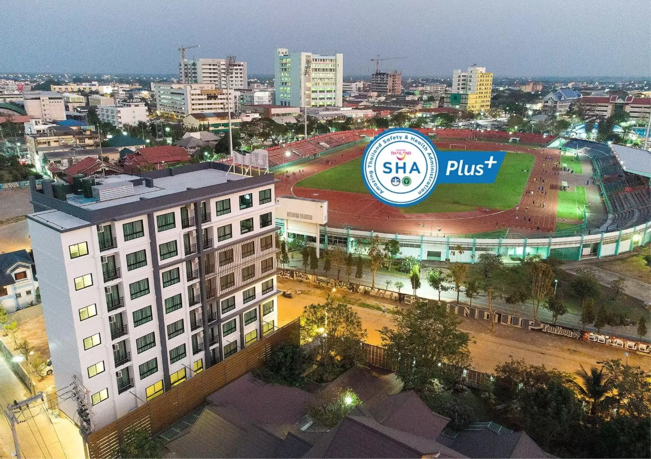 Property building, Bird's-eye View in Napa Hotel Ratchaburi