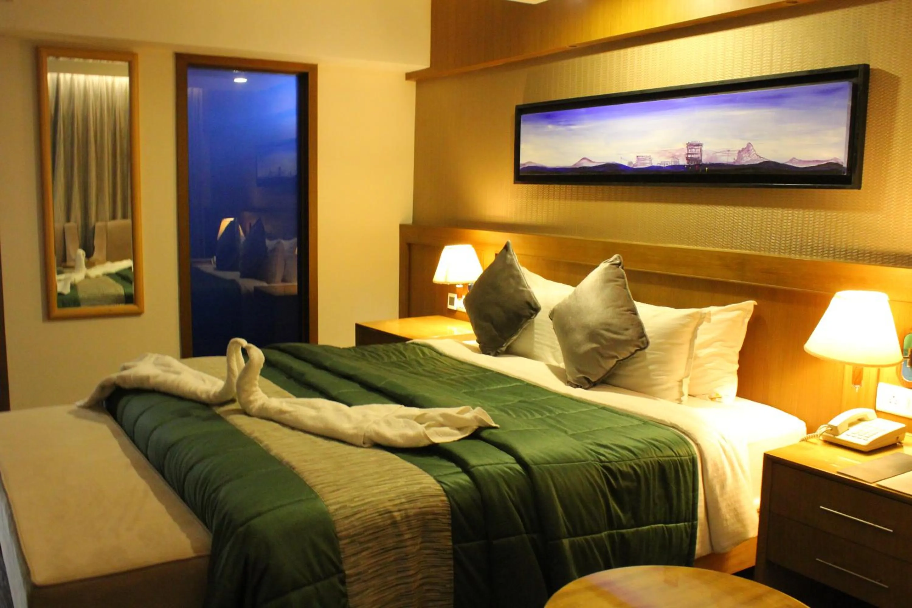 Bed in Vgp Golden Beach Resort