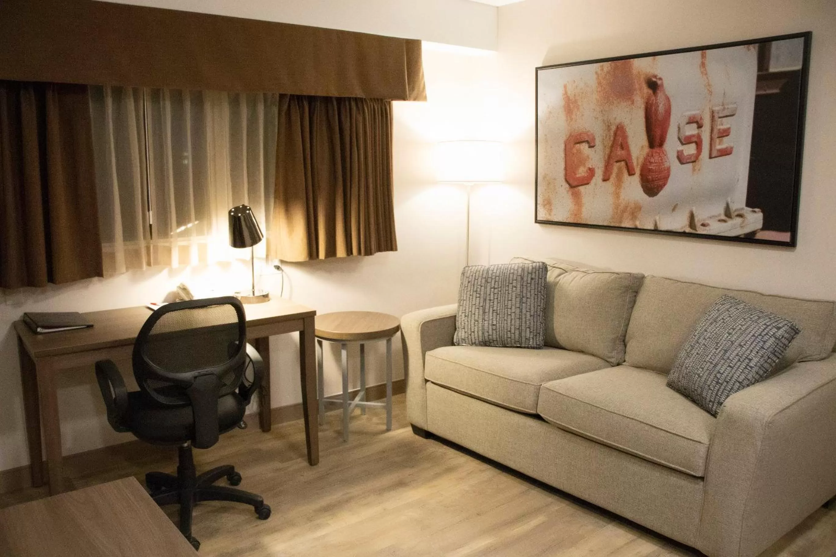 Seating area in Canalta Airdrie