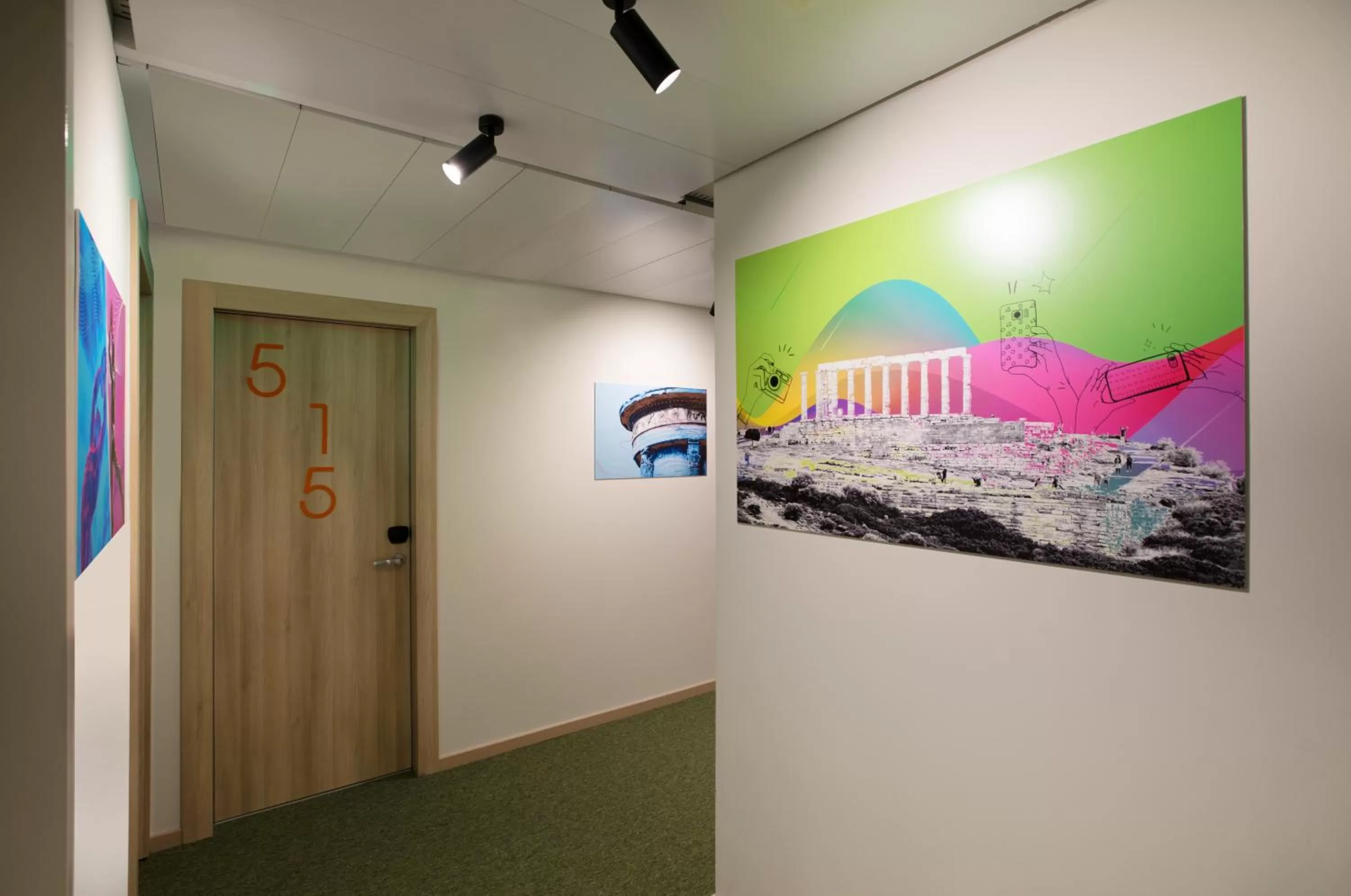 Decorative detail in ibis Styles Athens Routes