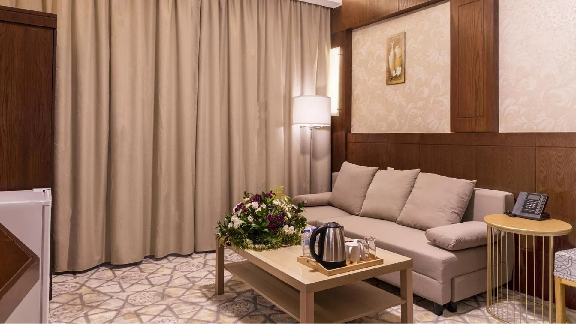 Seating area in Jiwar Al Madina Hotel