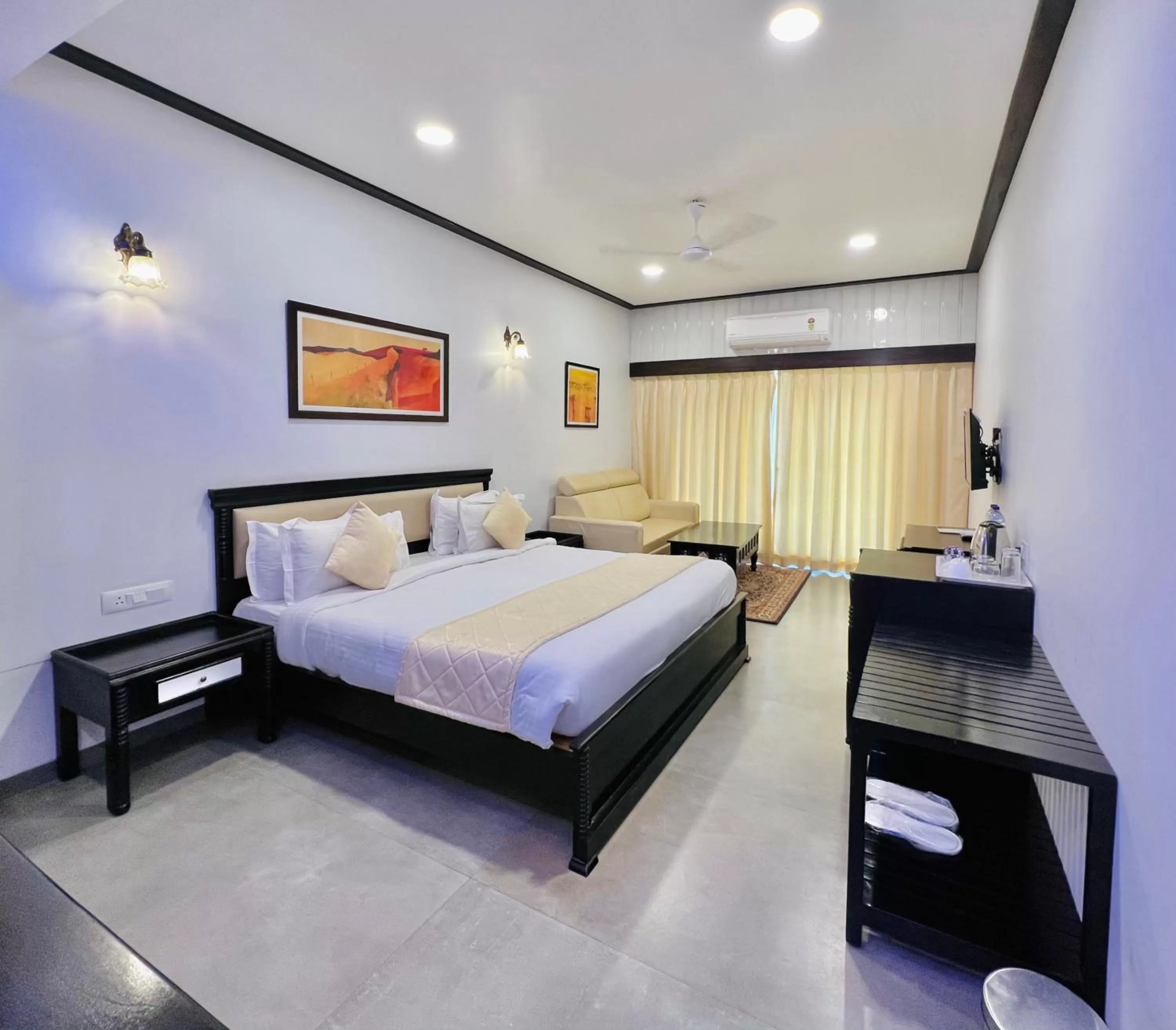 Bed in Tranquil Resort & Spa