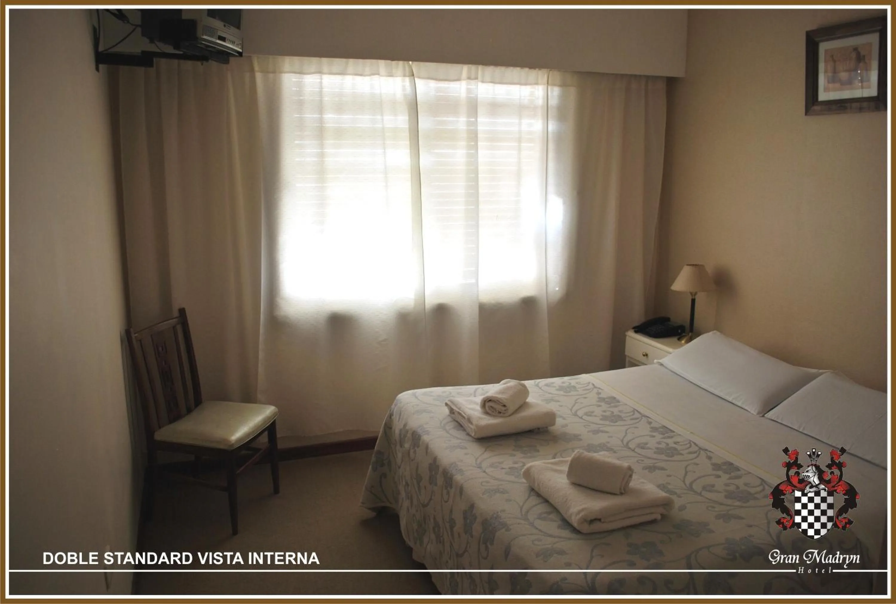 Bedroom, Bed in Hotel Gran Madryn