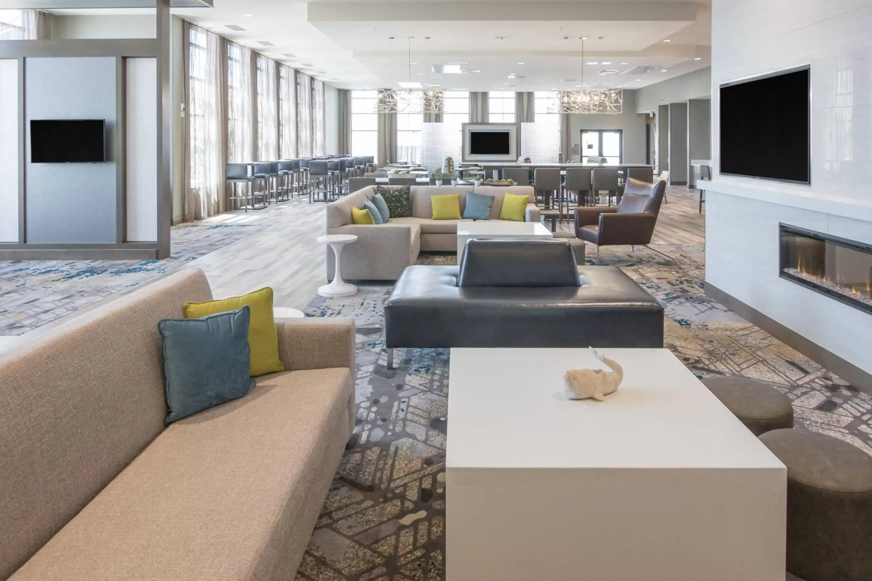 Lobby or reception, Seating Area in Residence Inn by Marriott San Jose North/Silicon Valley