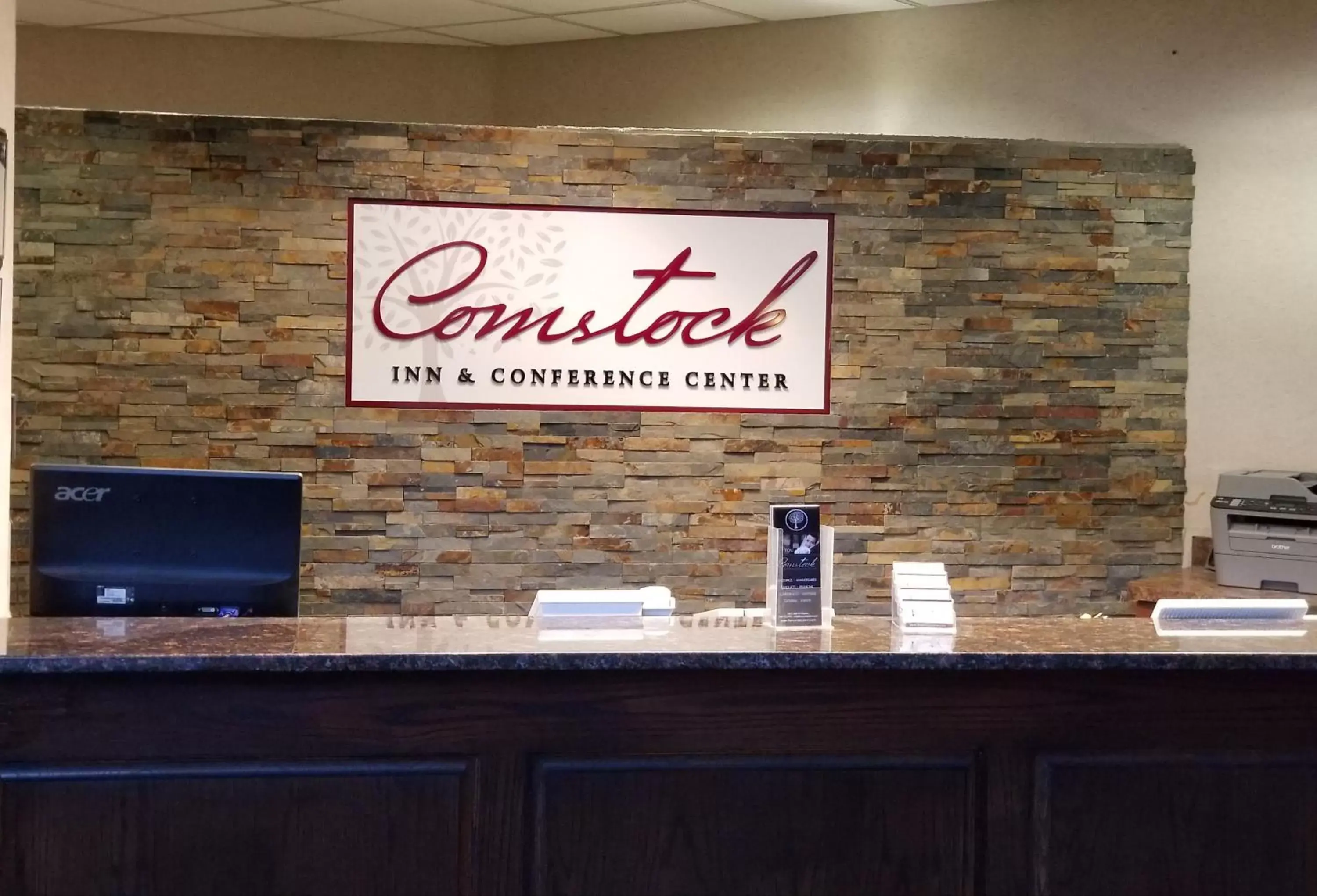 Lobby or reception in Comstock Inn & Conference Center