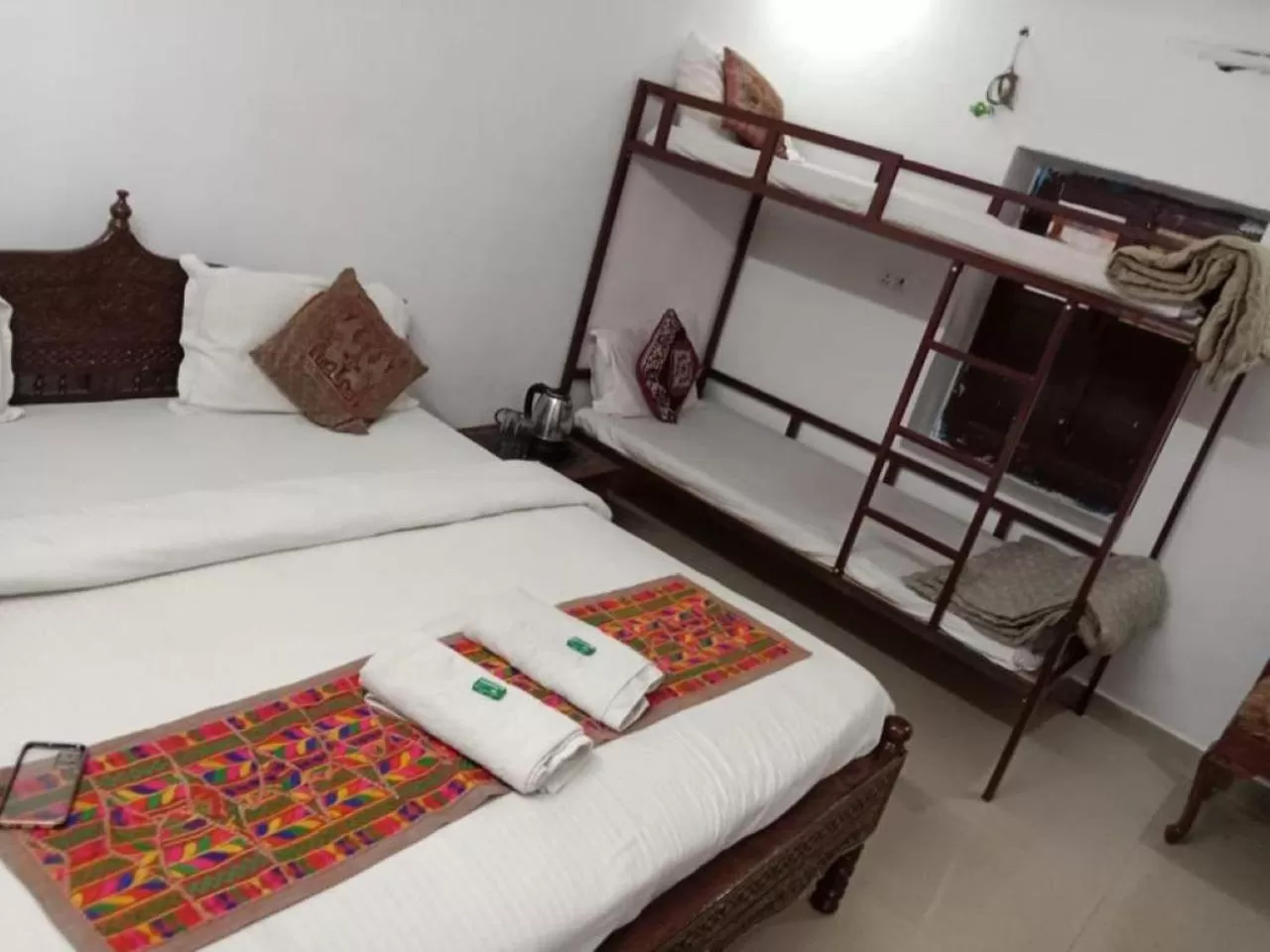 Bed in Hotel Tofu safari